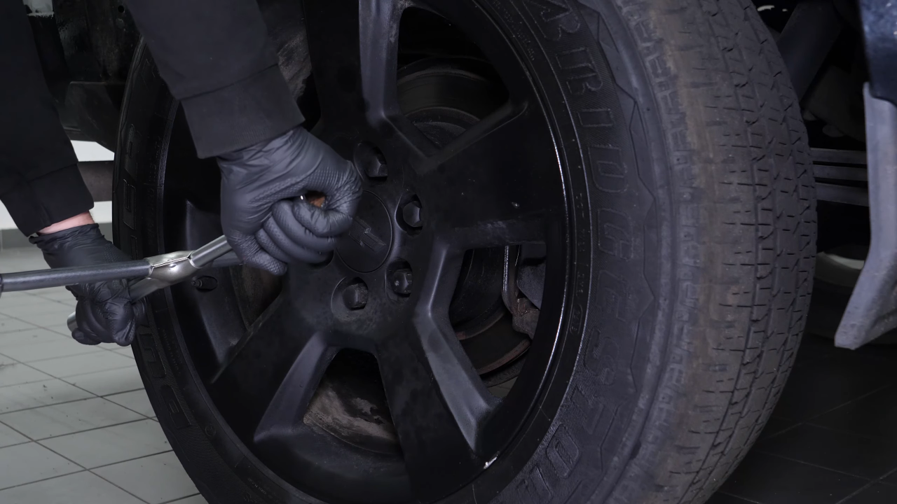 Put the vehicle back on the ground