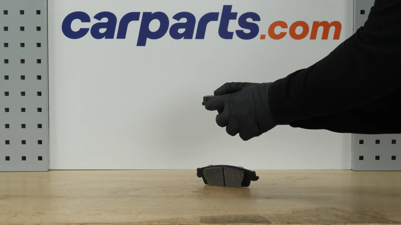 Place the new brake pads
