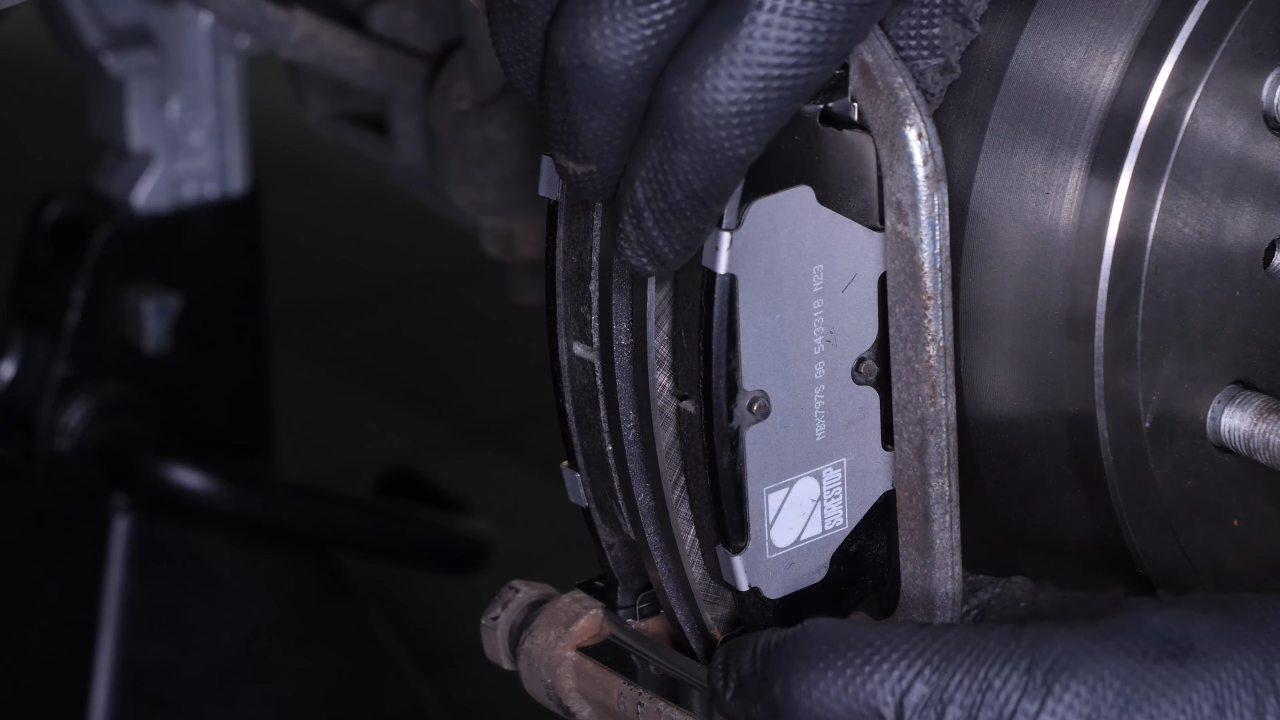 Place the new brake pads