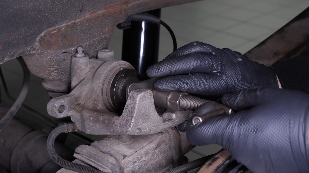 Press the piston