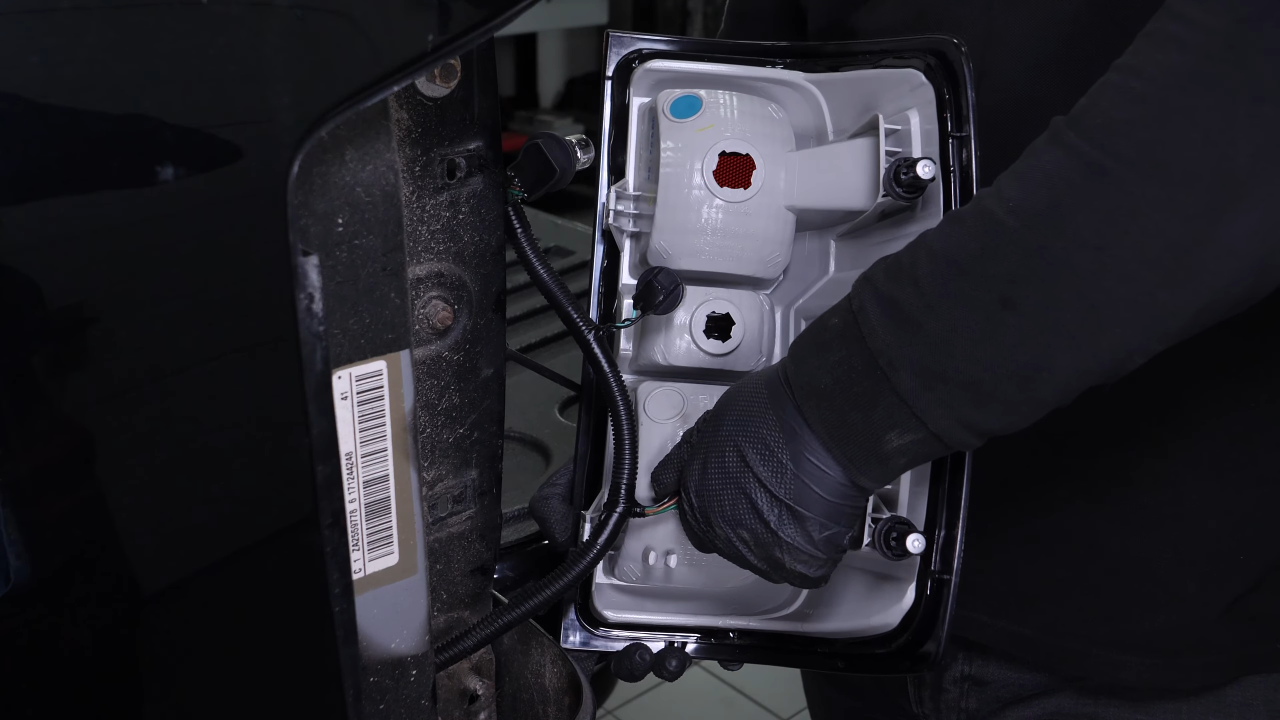 Replace the tail light bulbs