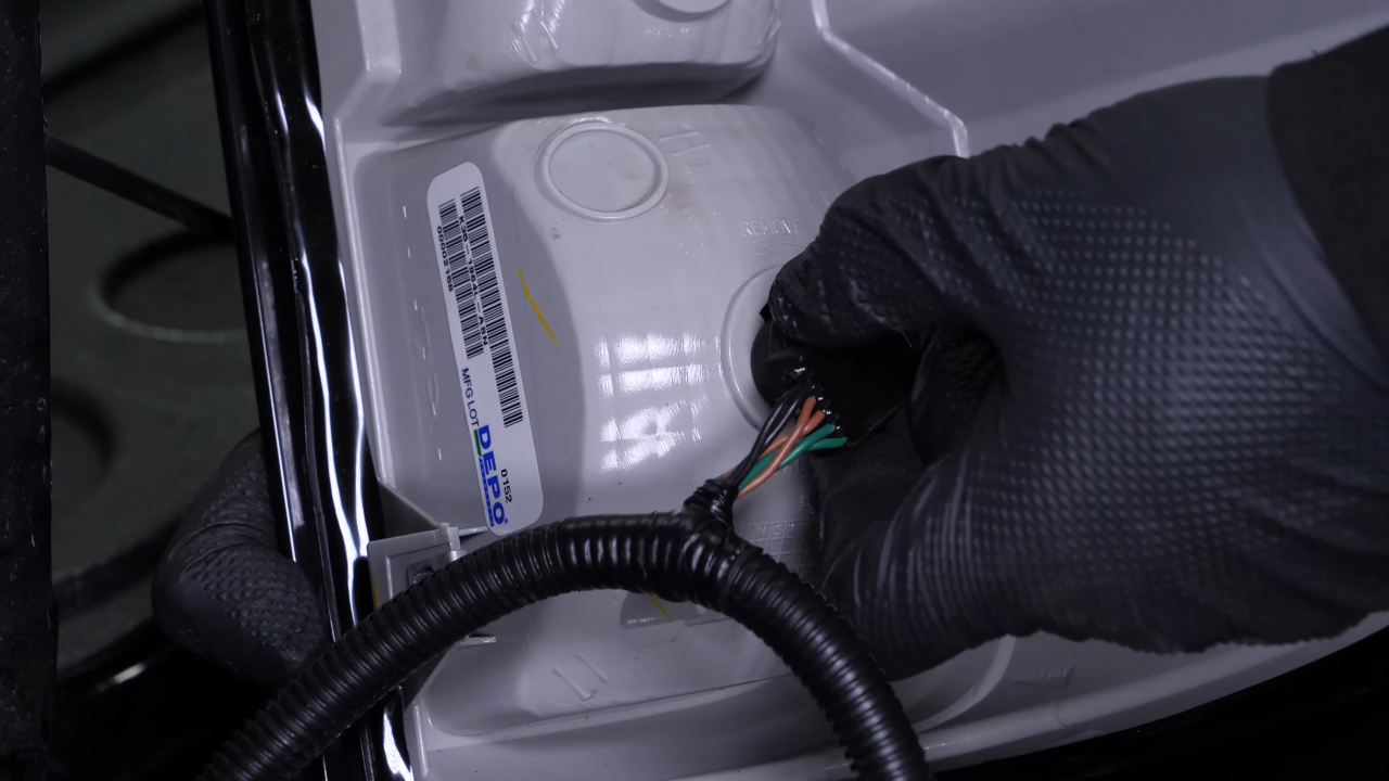 Replace the tail light bulbs