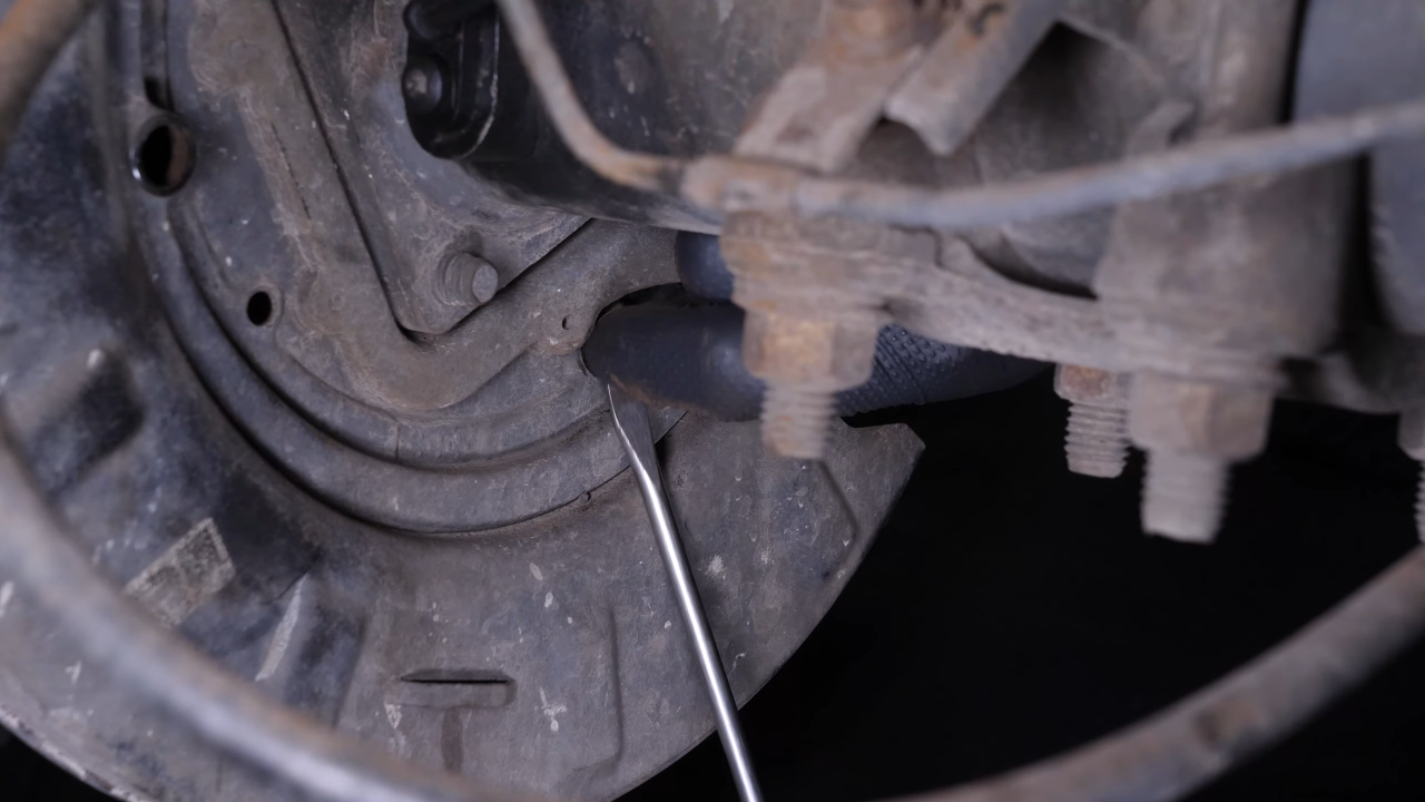 Remove the brake disc