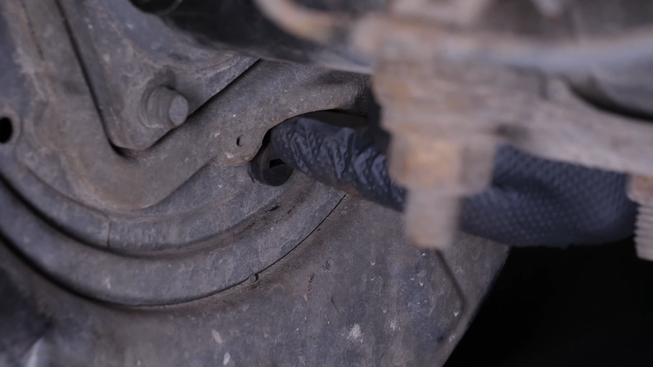 Remove the brake disc