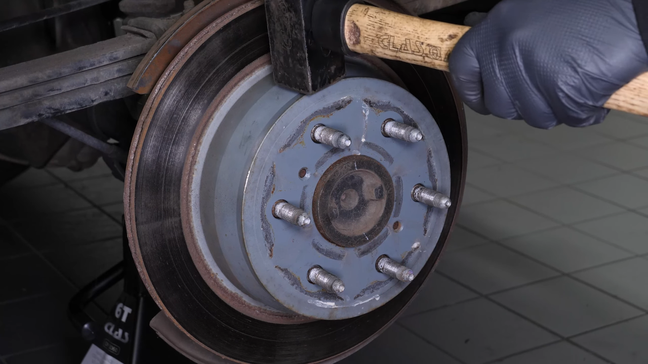 Remove the brake disc