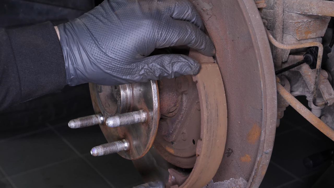 Remove the brake shoes