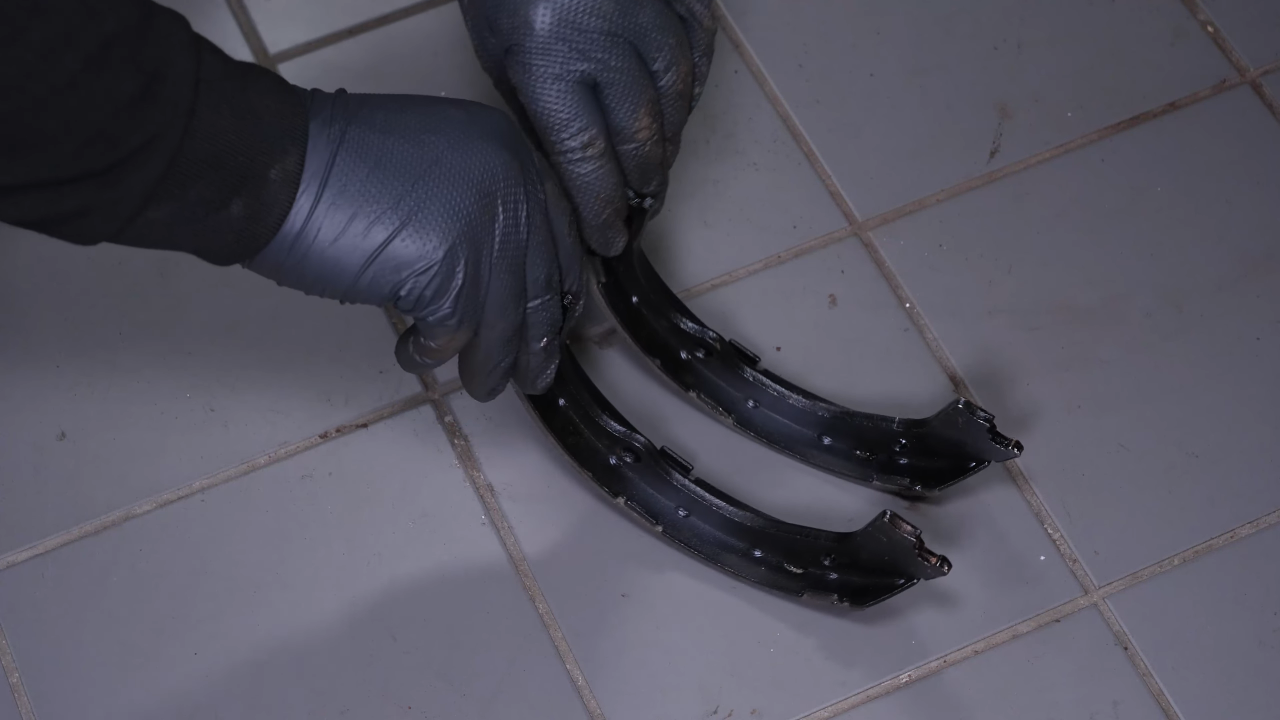 Install the new brake shoes