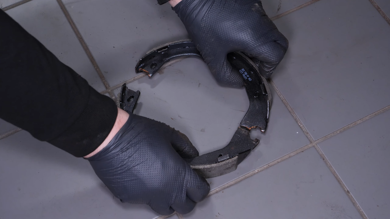 Install the new brake shoes