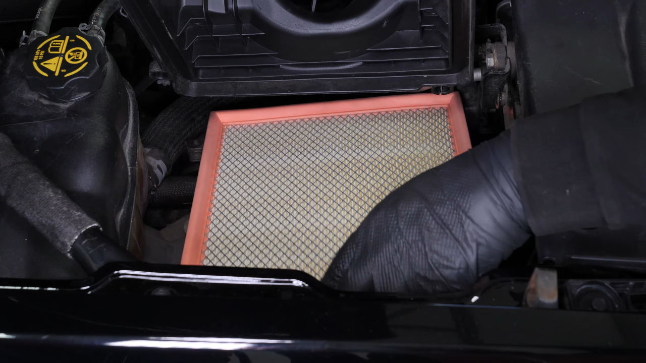 Install the new filter