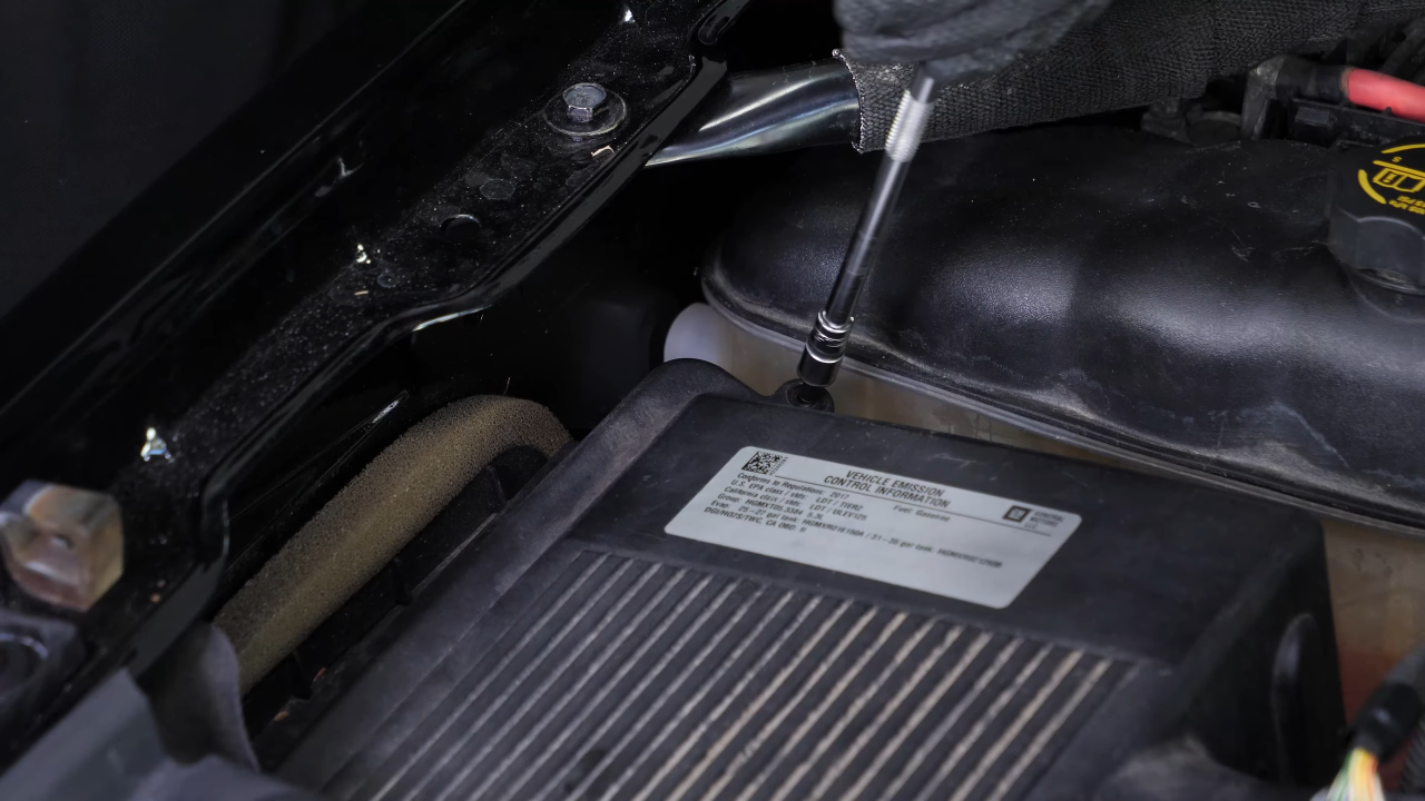 Install the new filter