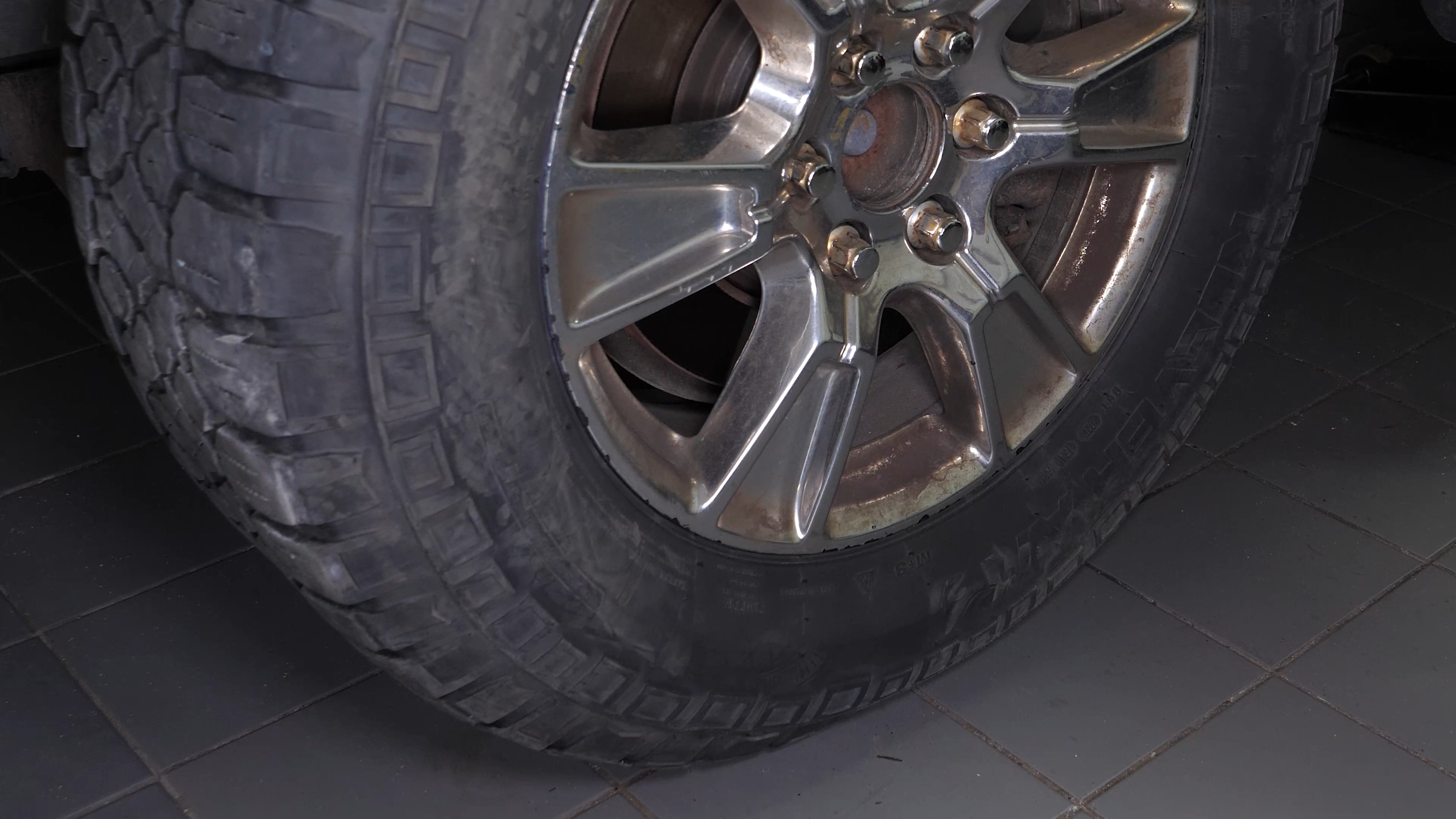 Put the vehicle back on the ground