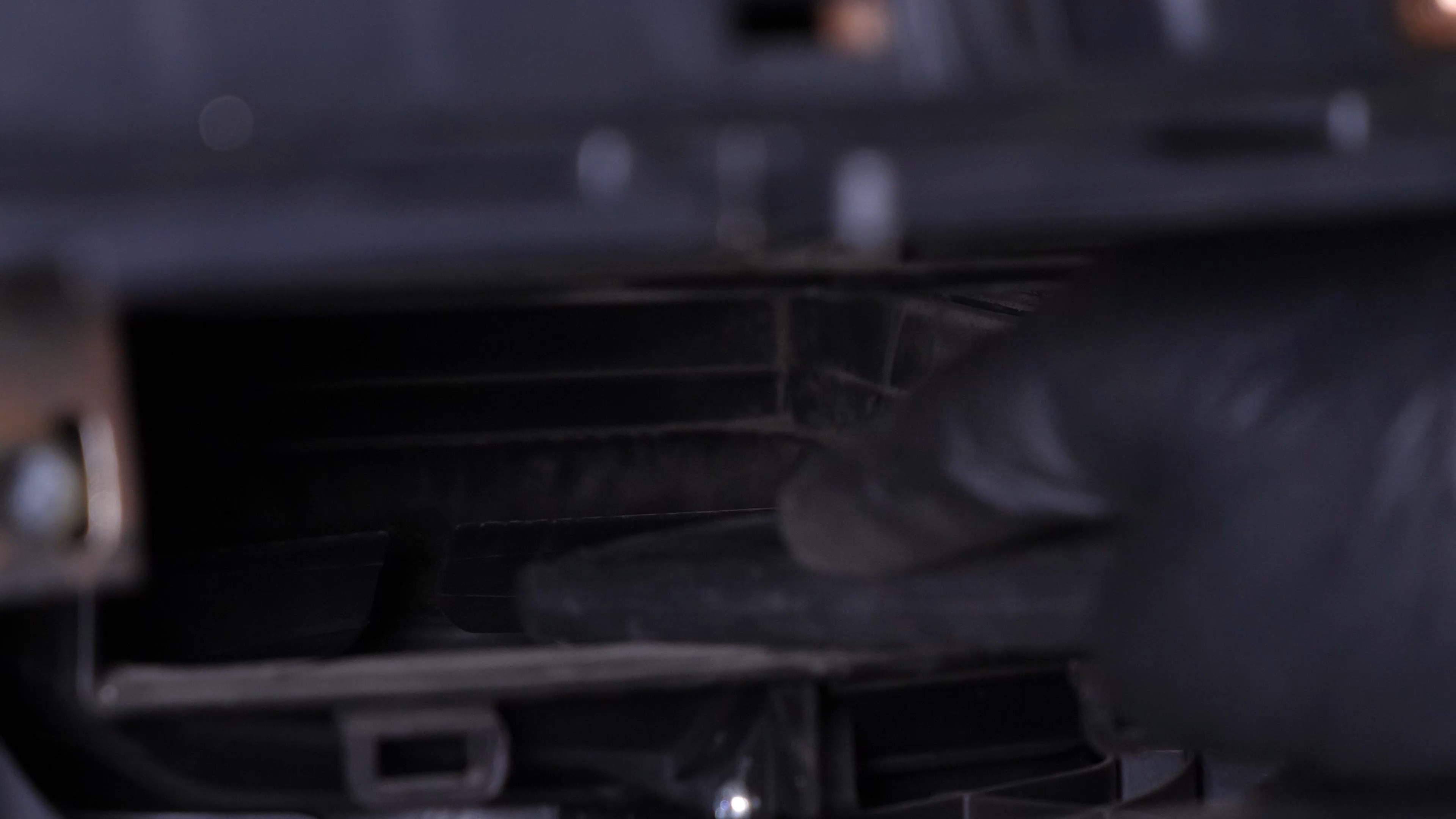 Clean the filter compartment