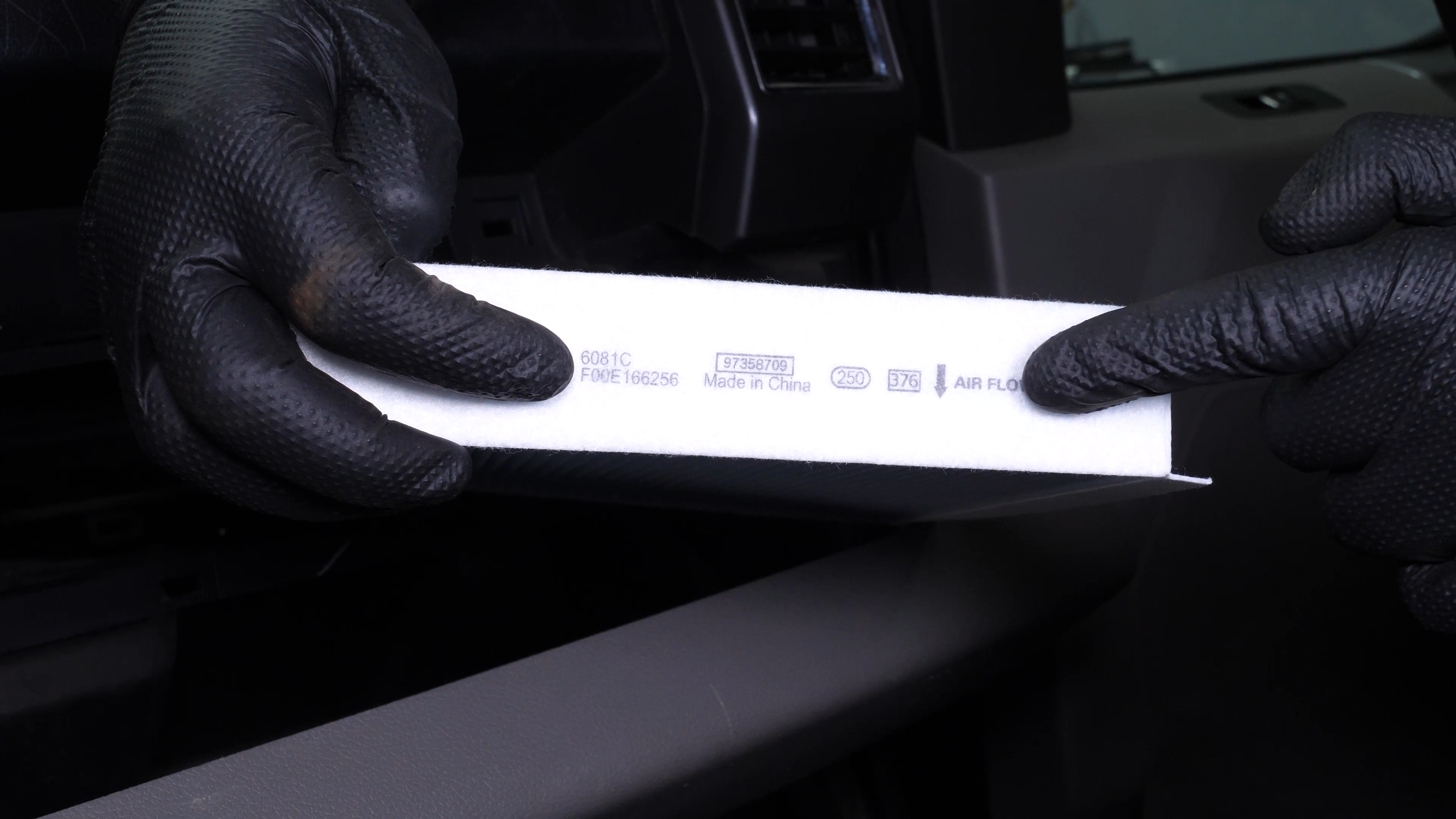 Install the new filter