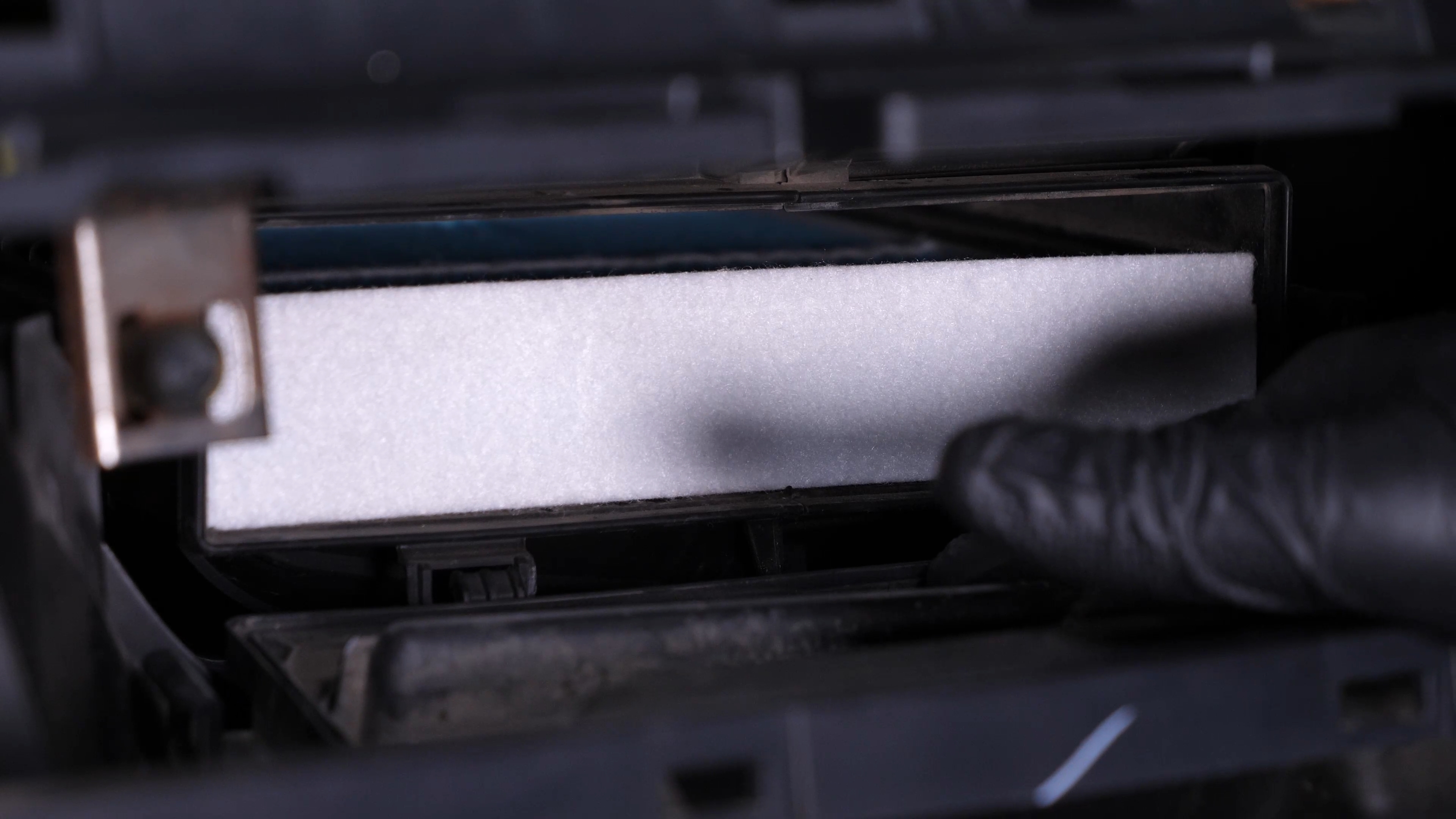 Install the new filter