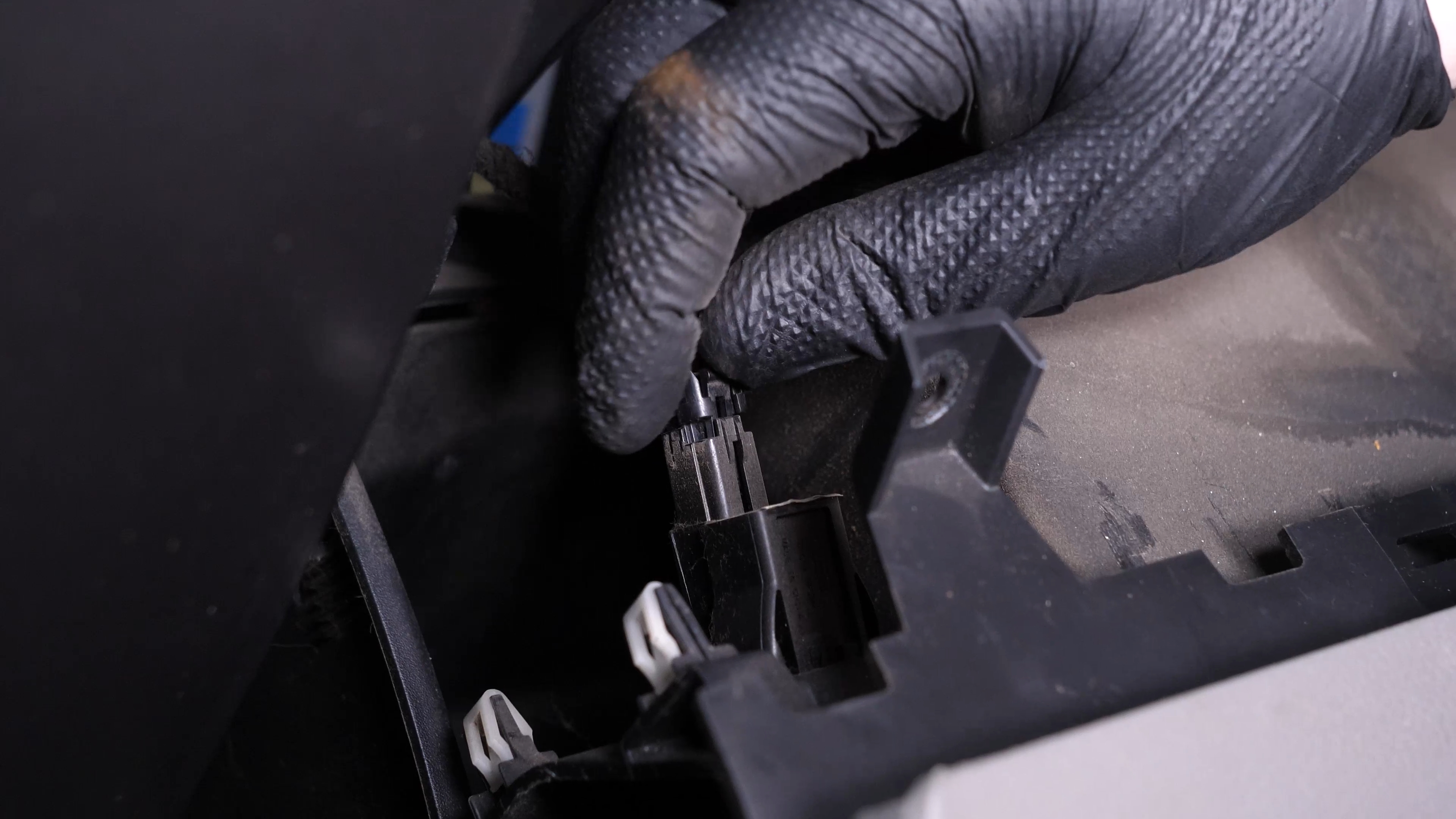 Reassemble the glove box