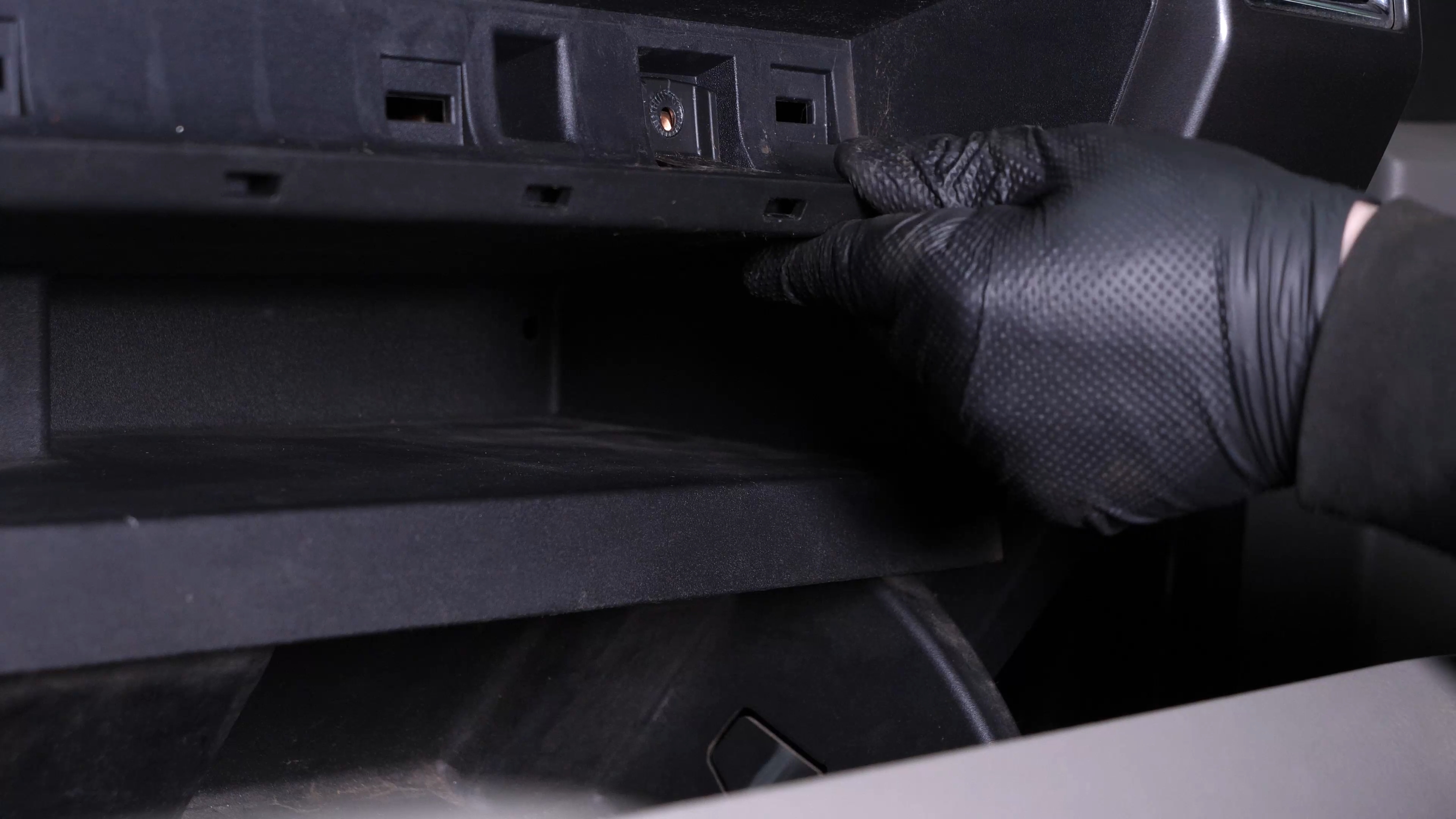 Reassemble the glove box