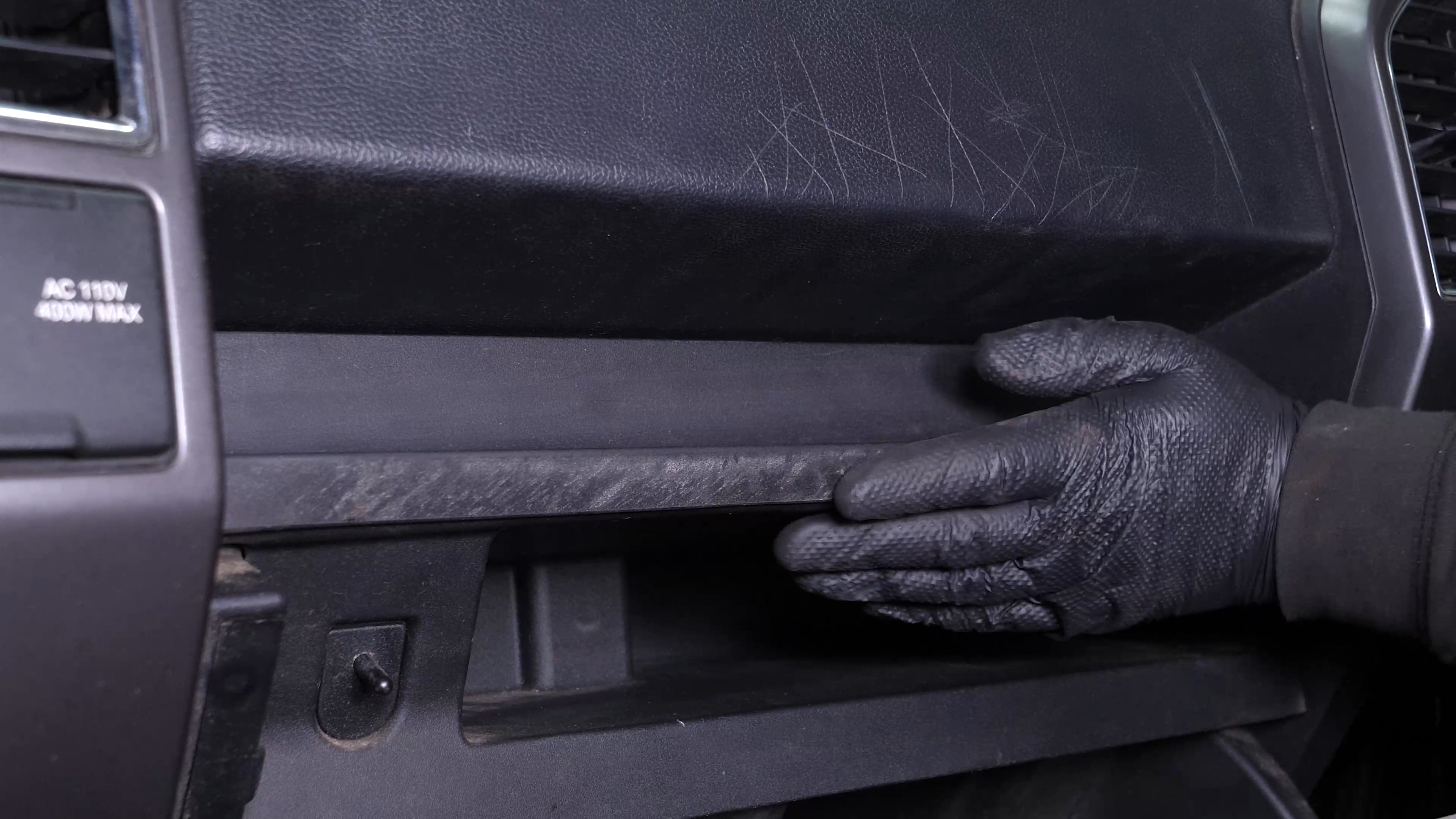 Reassemble the glove box