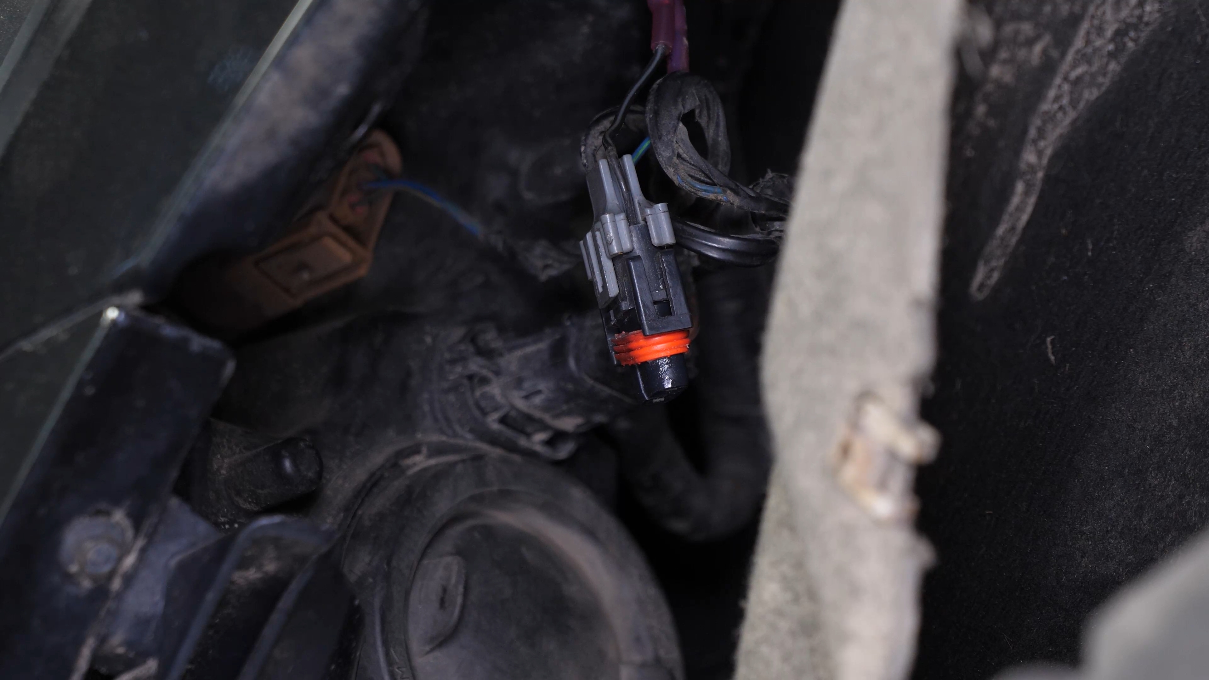 Replace the low beam bulb