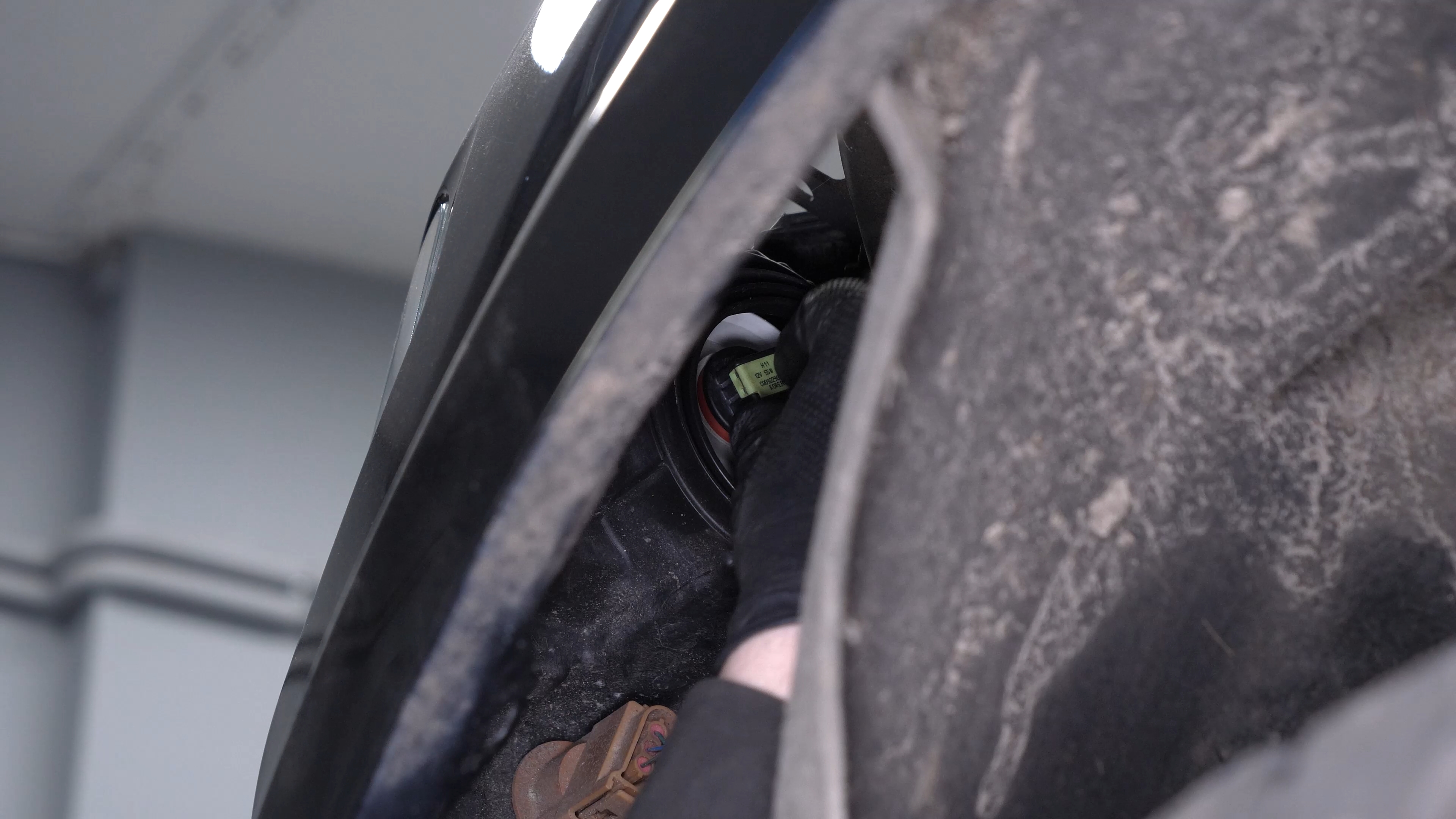 Replace the low beam bulb