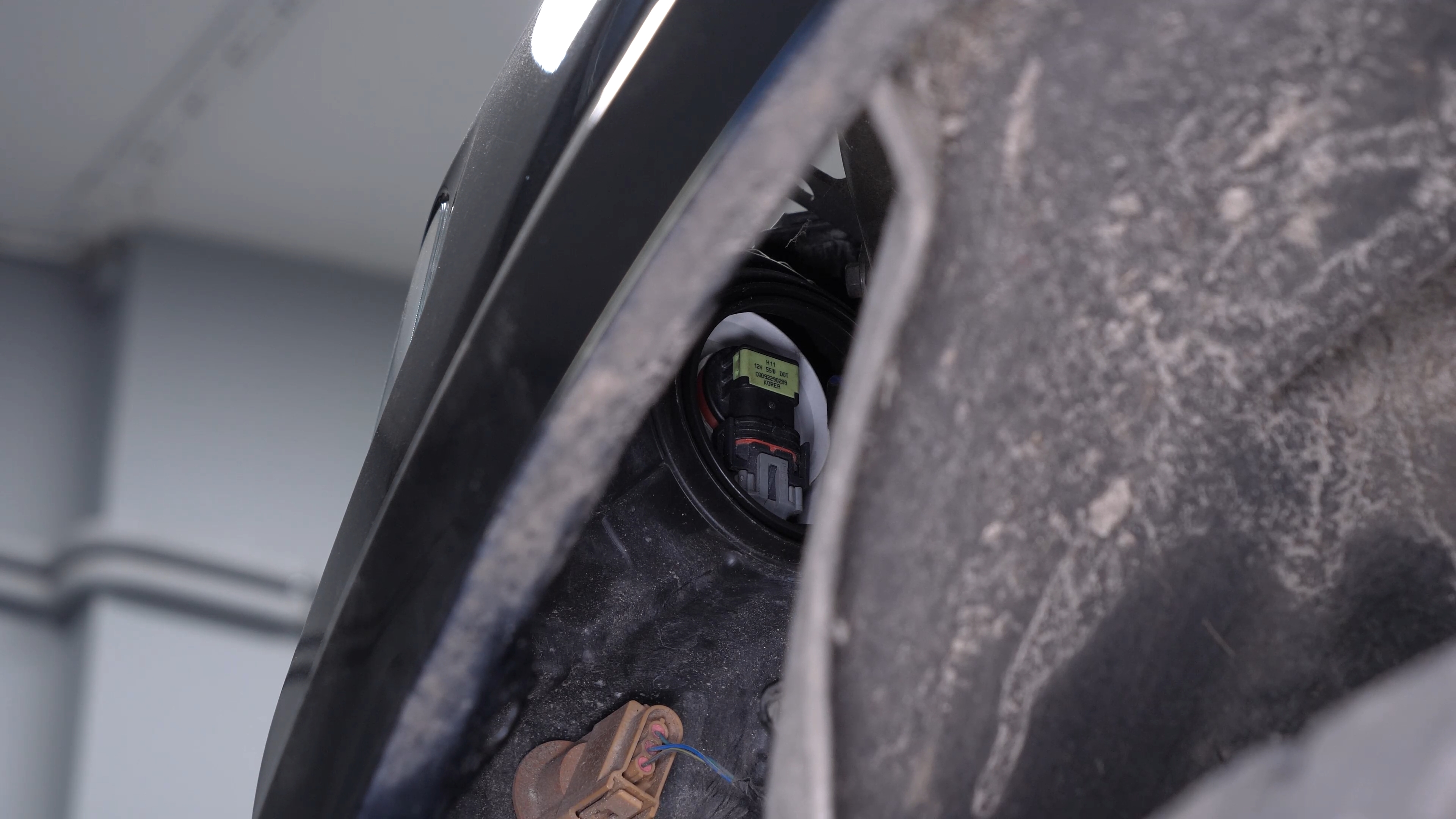 Replace the low beam bulb