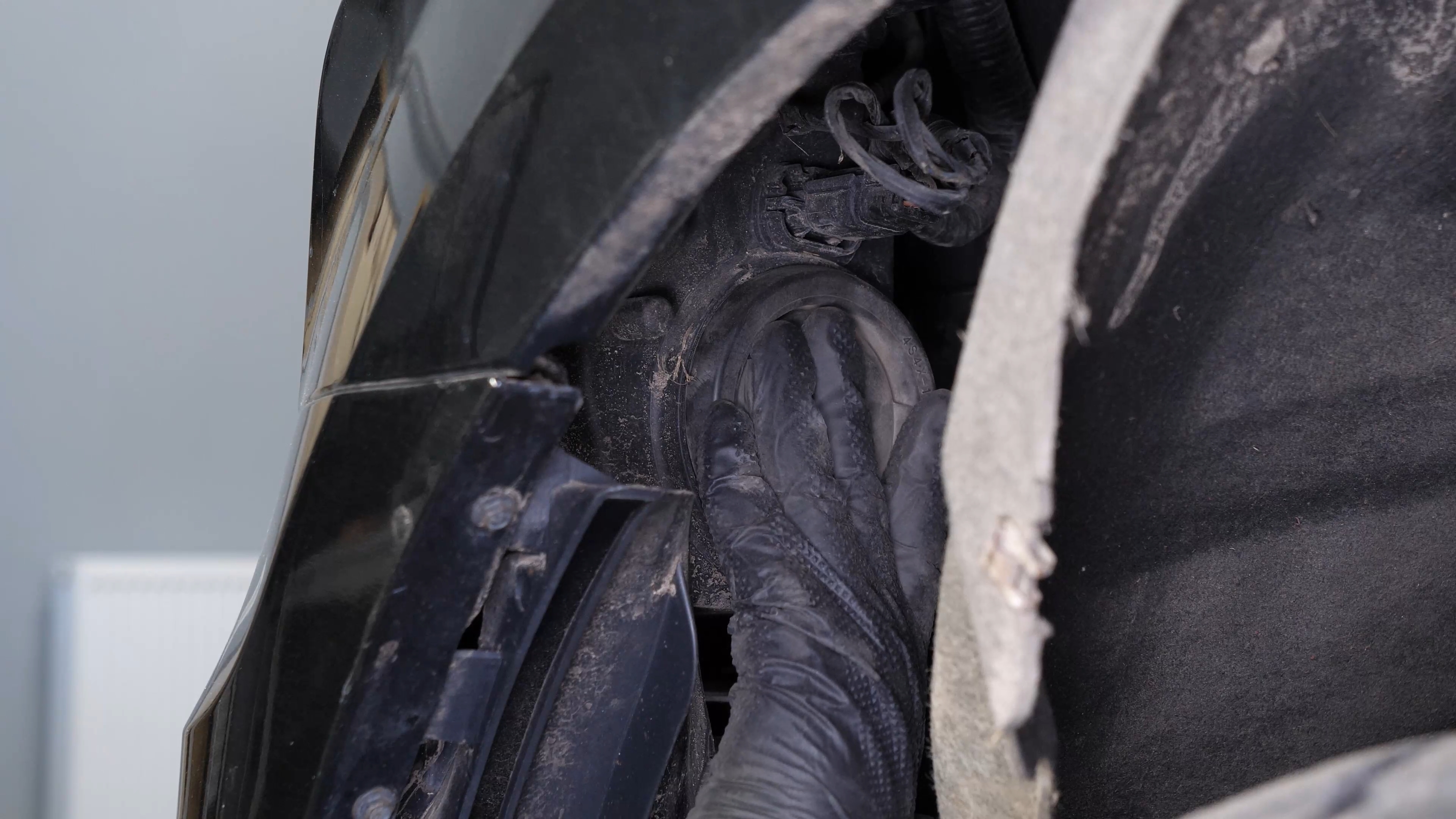 Replace the high beam bulb