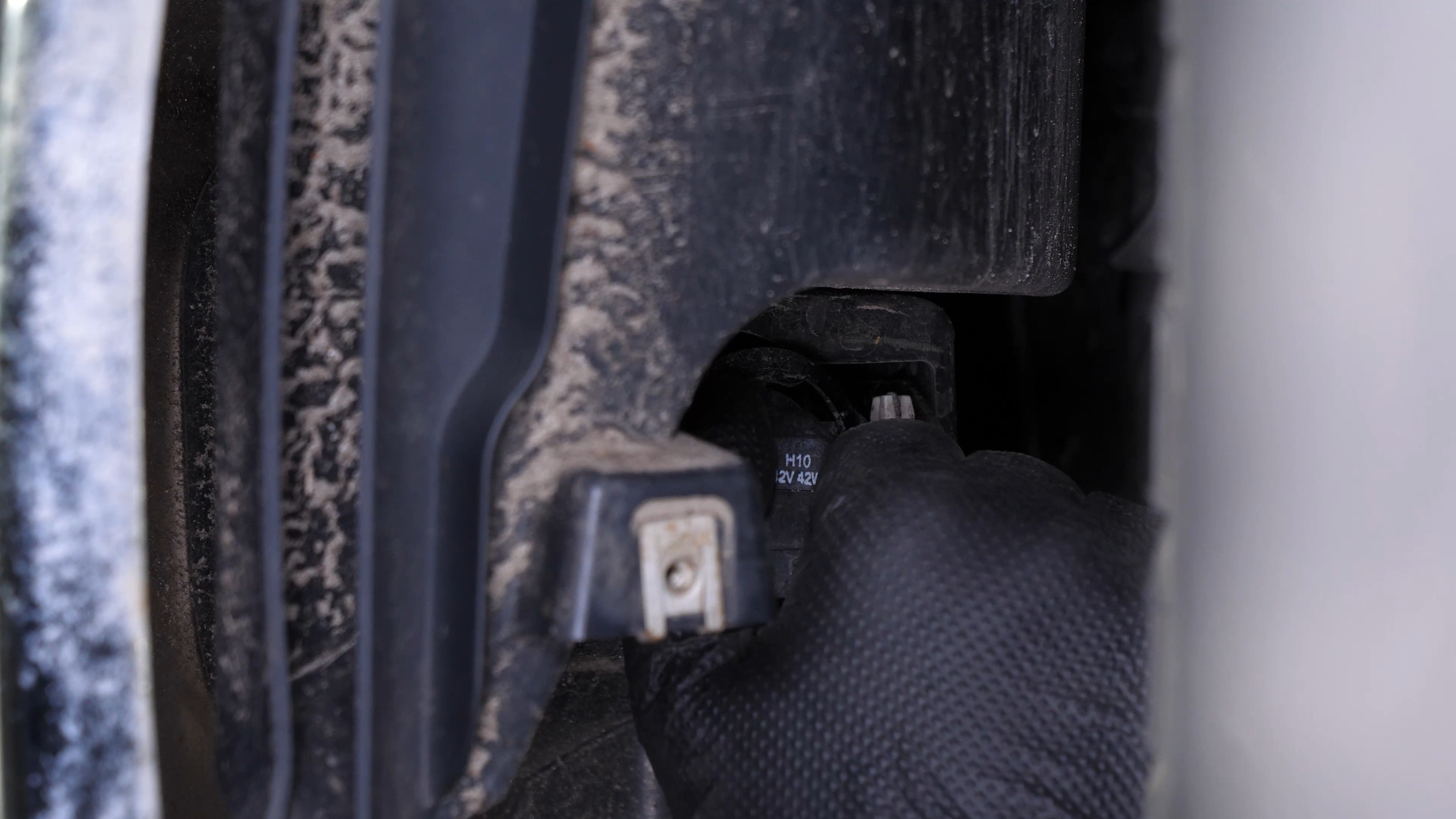 Replace fog light bulb