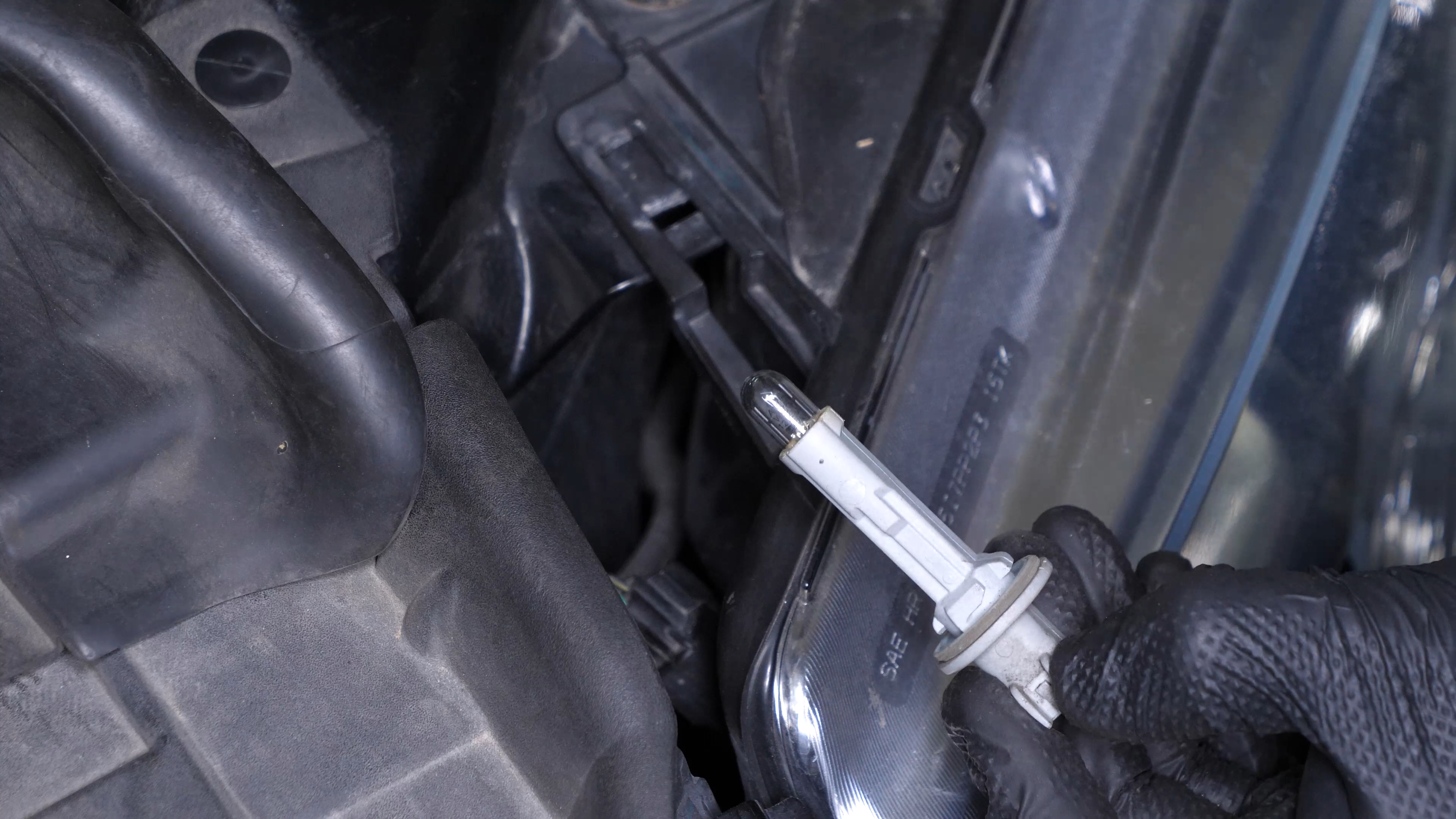 Replace the parking light bulb