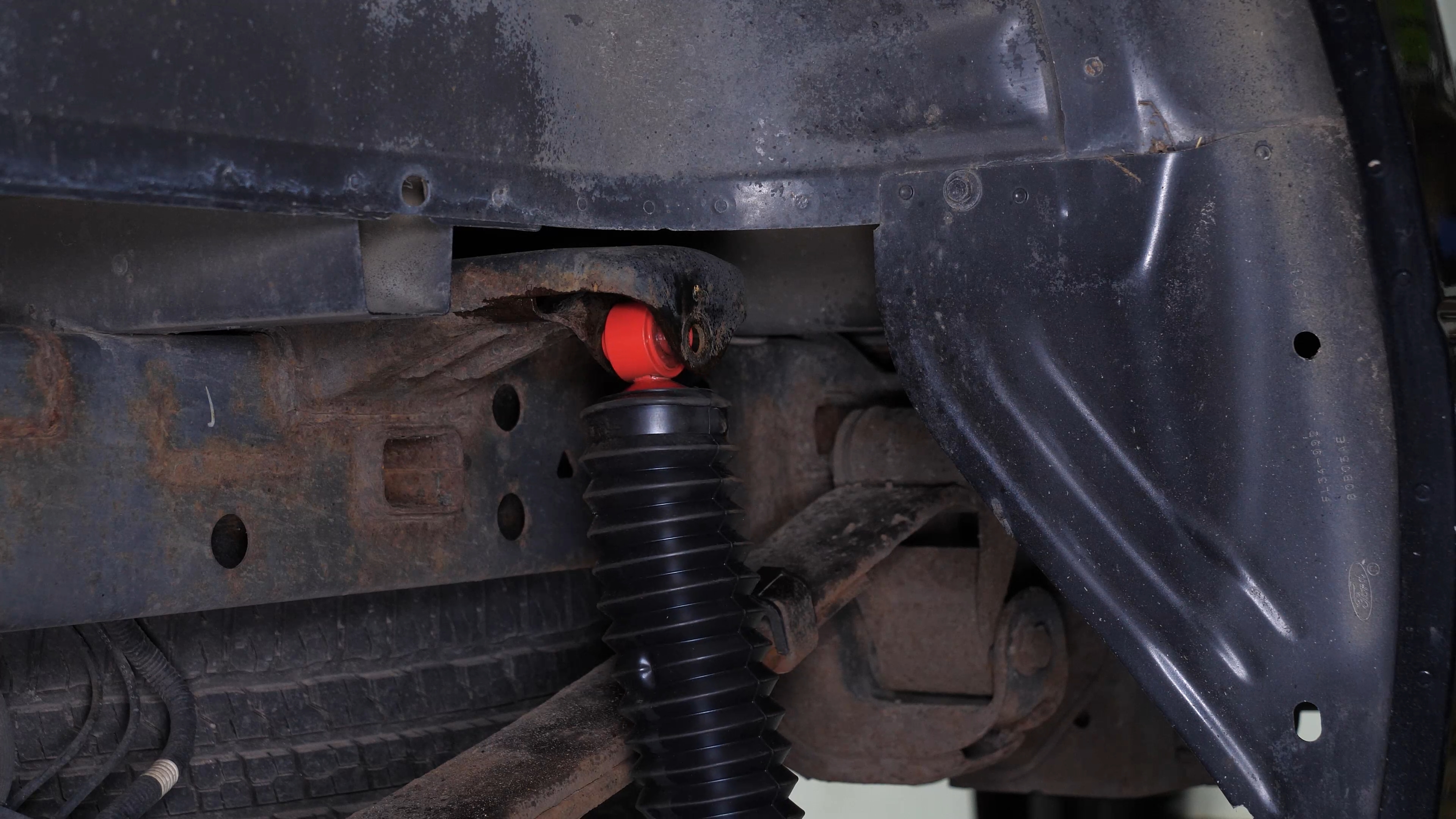 Install the new shock