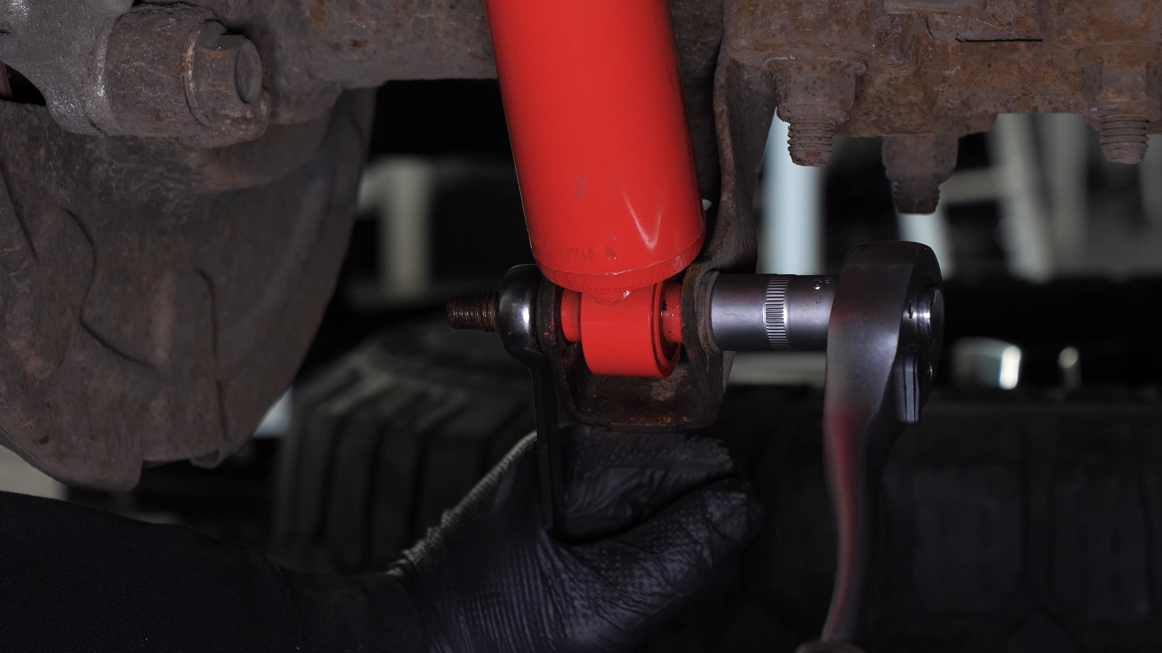 Install the new shock