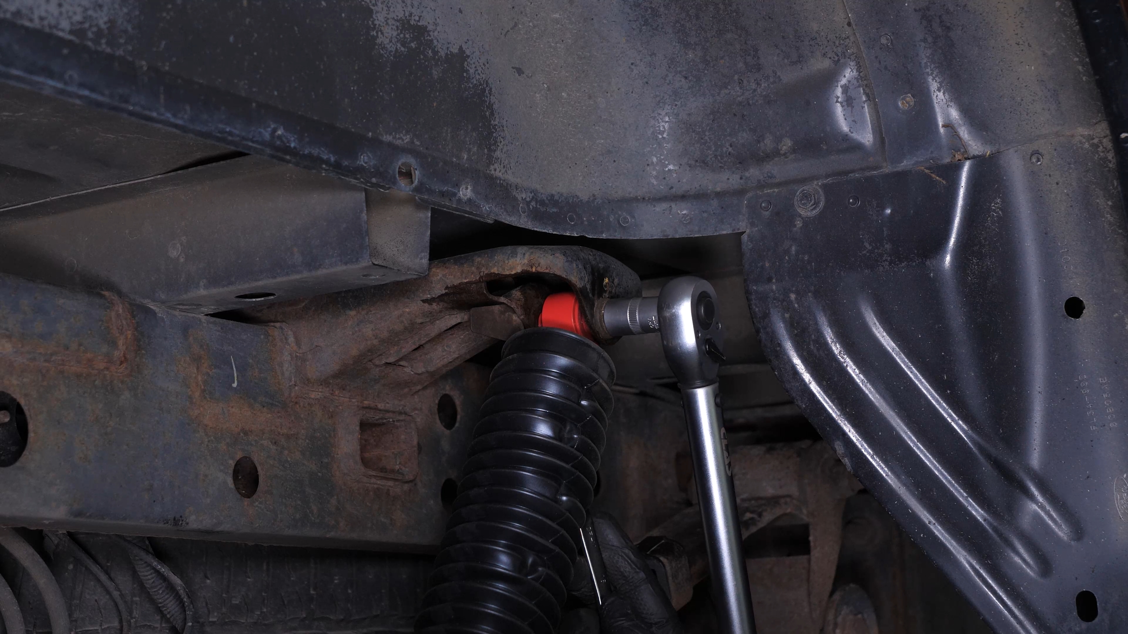 Install the new shock