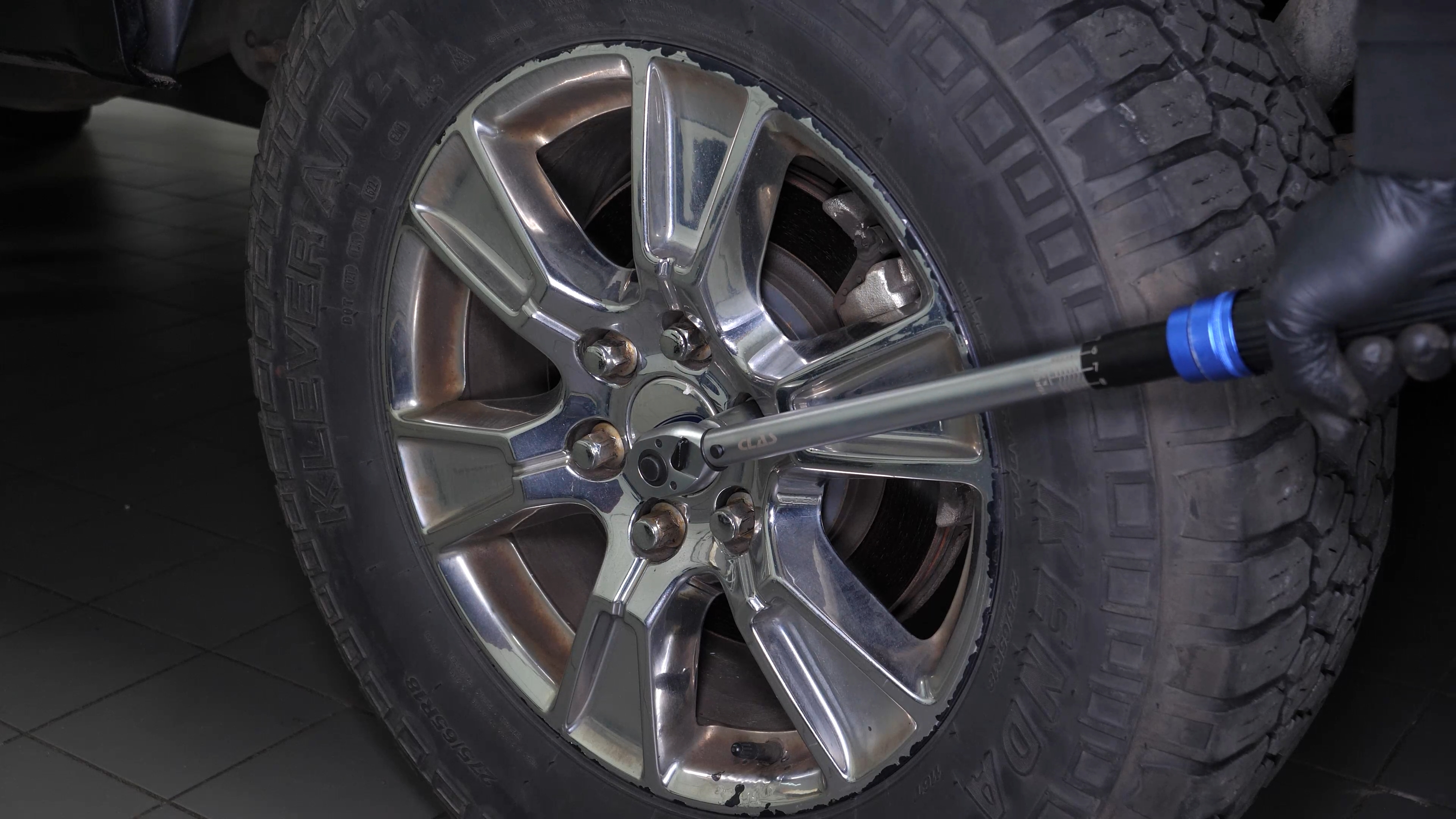 Put the vehicle back on the ground