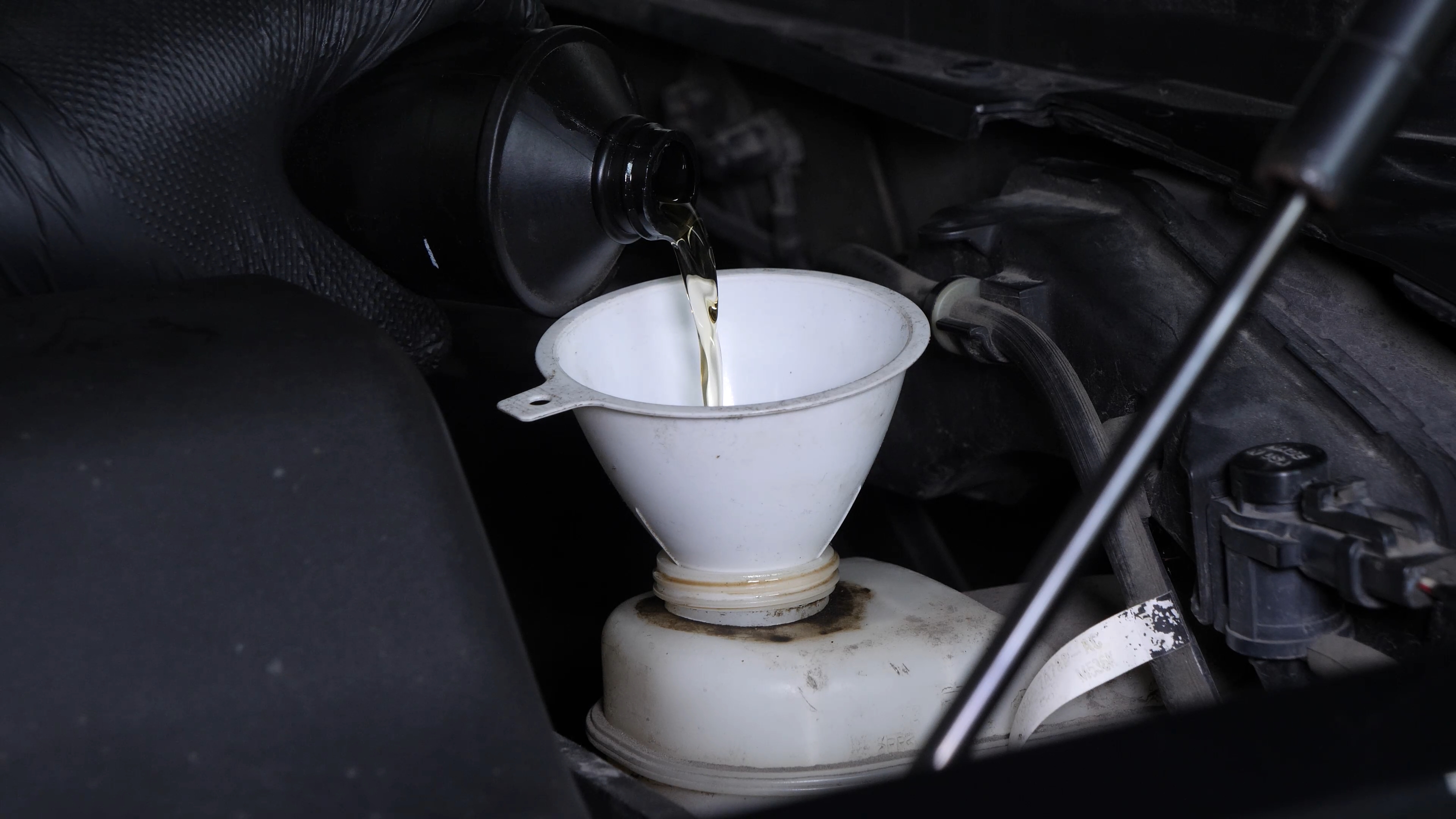 Renew the brake fluid