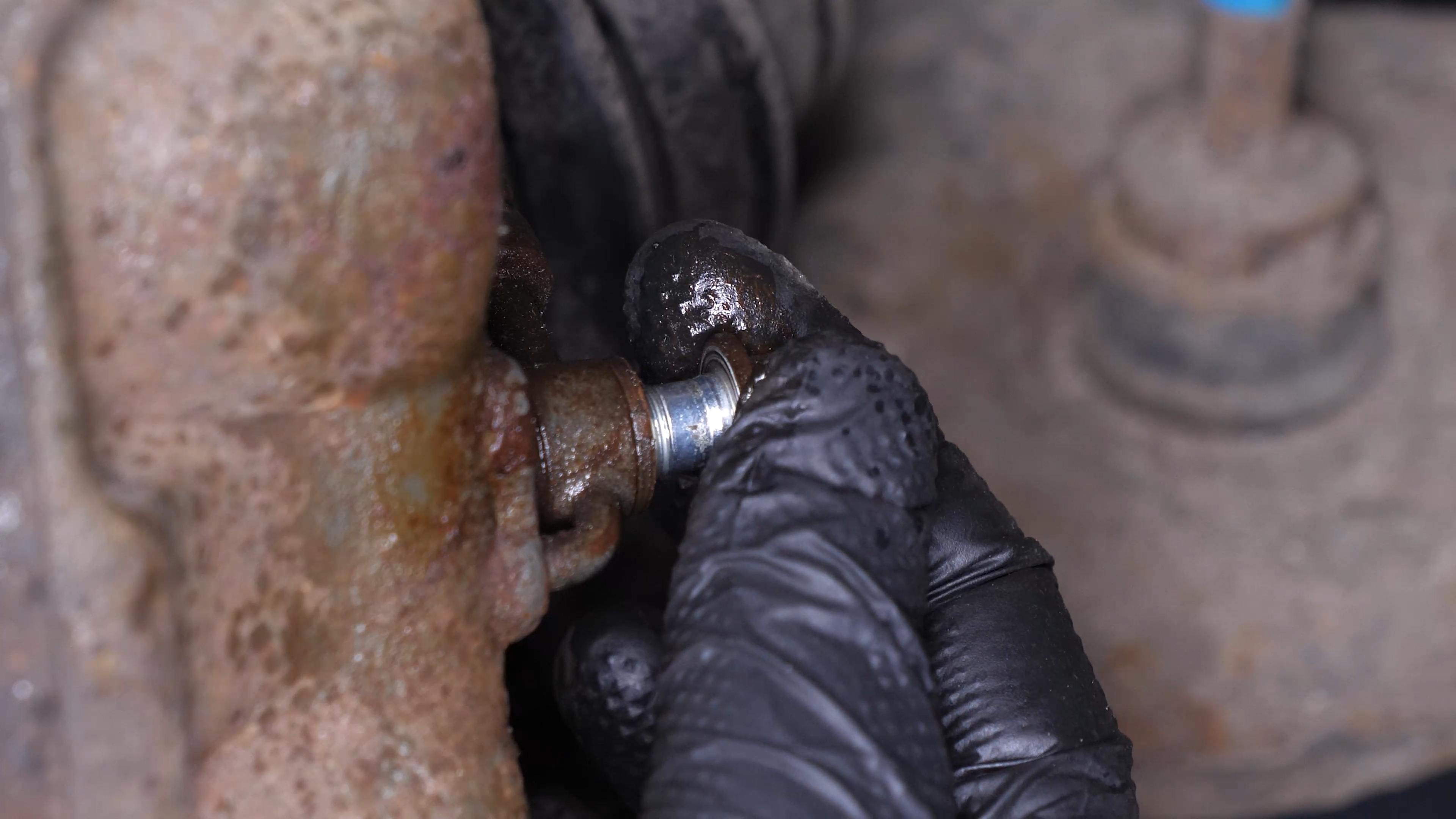 Unscrew the brake hose from the brake caliper