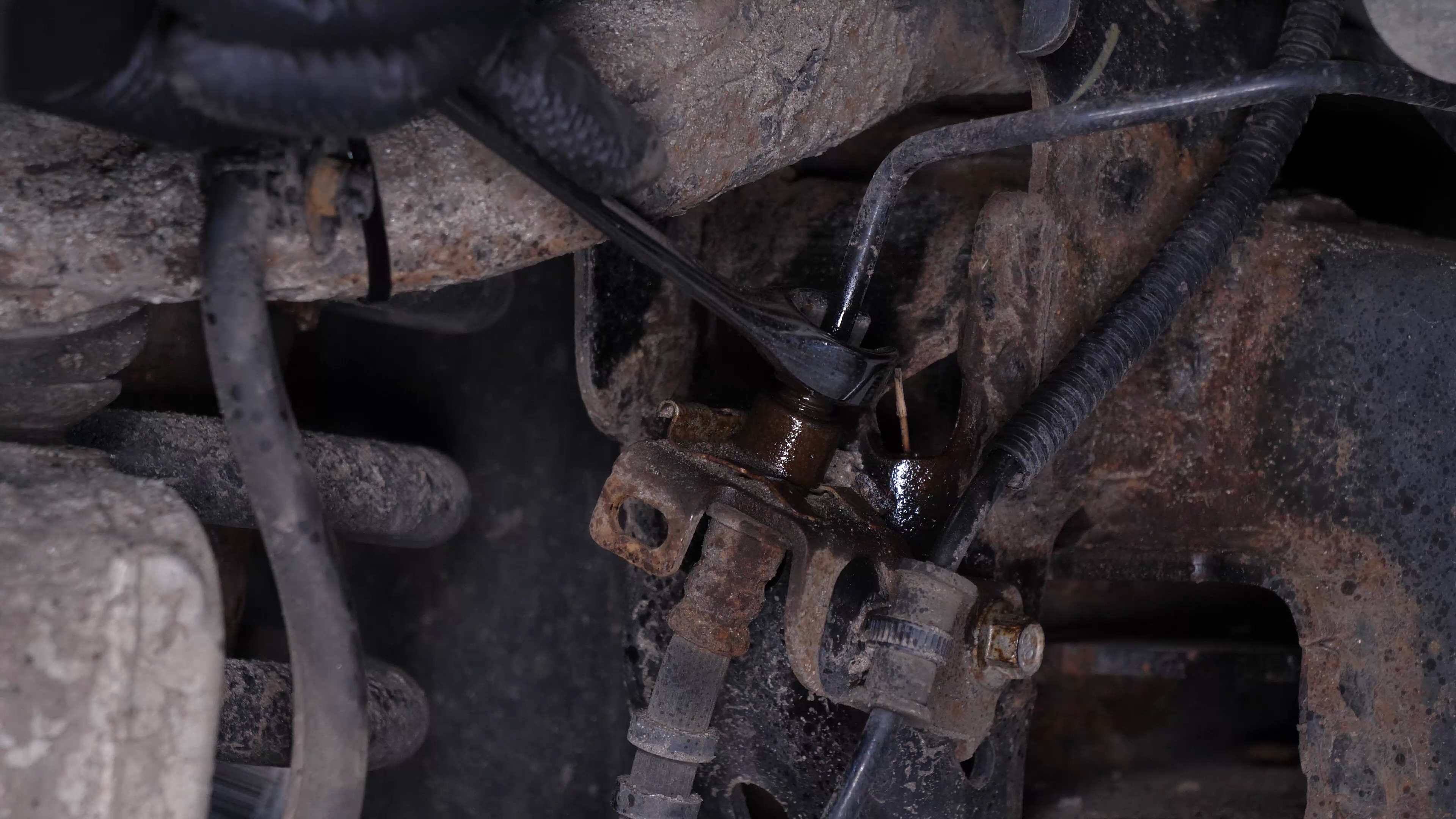 Remove the brake hose