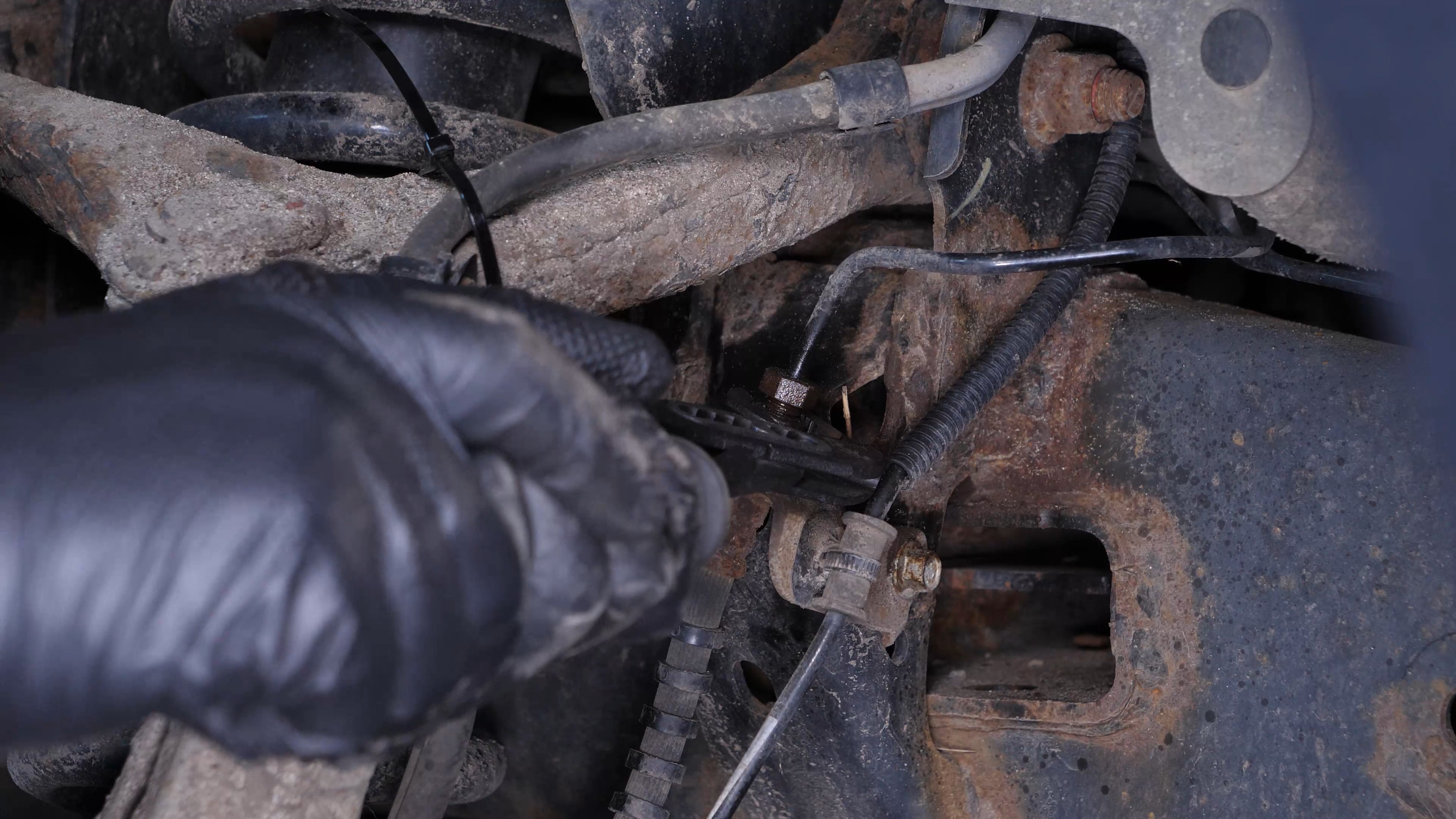 Remove the brake hose