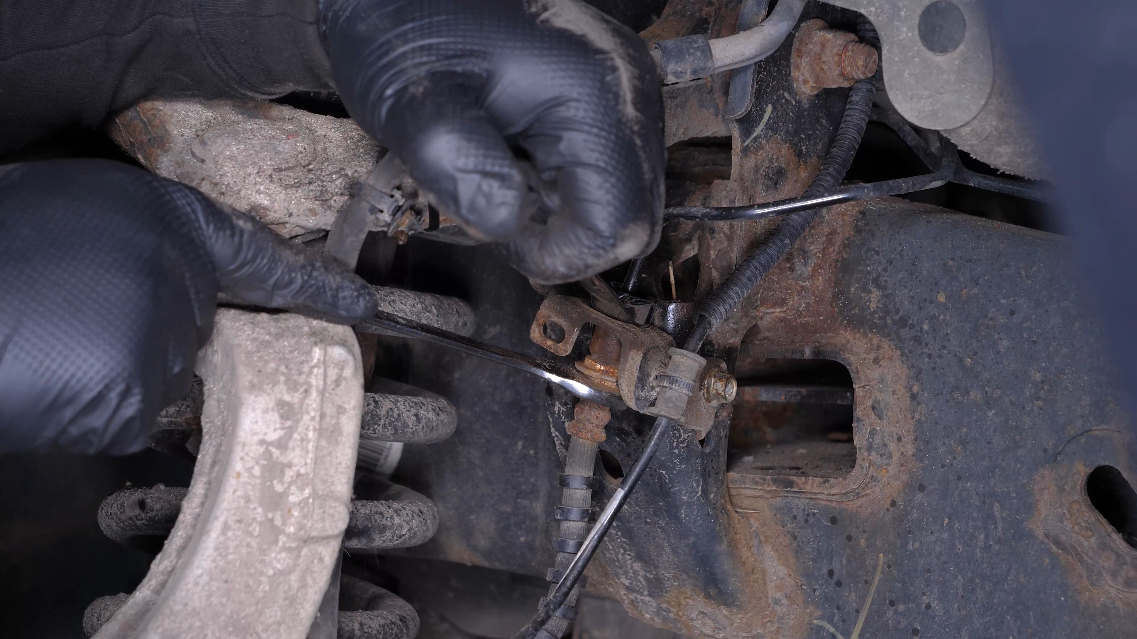 Remove the brake hose