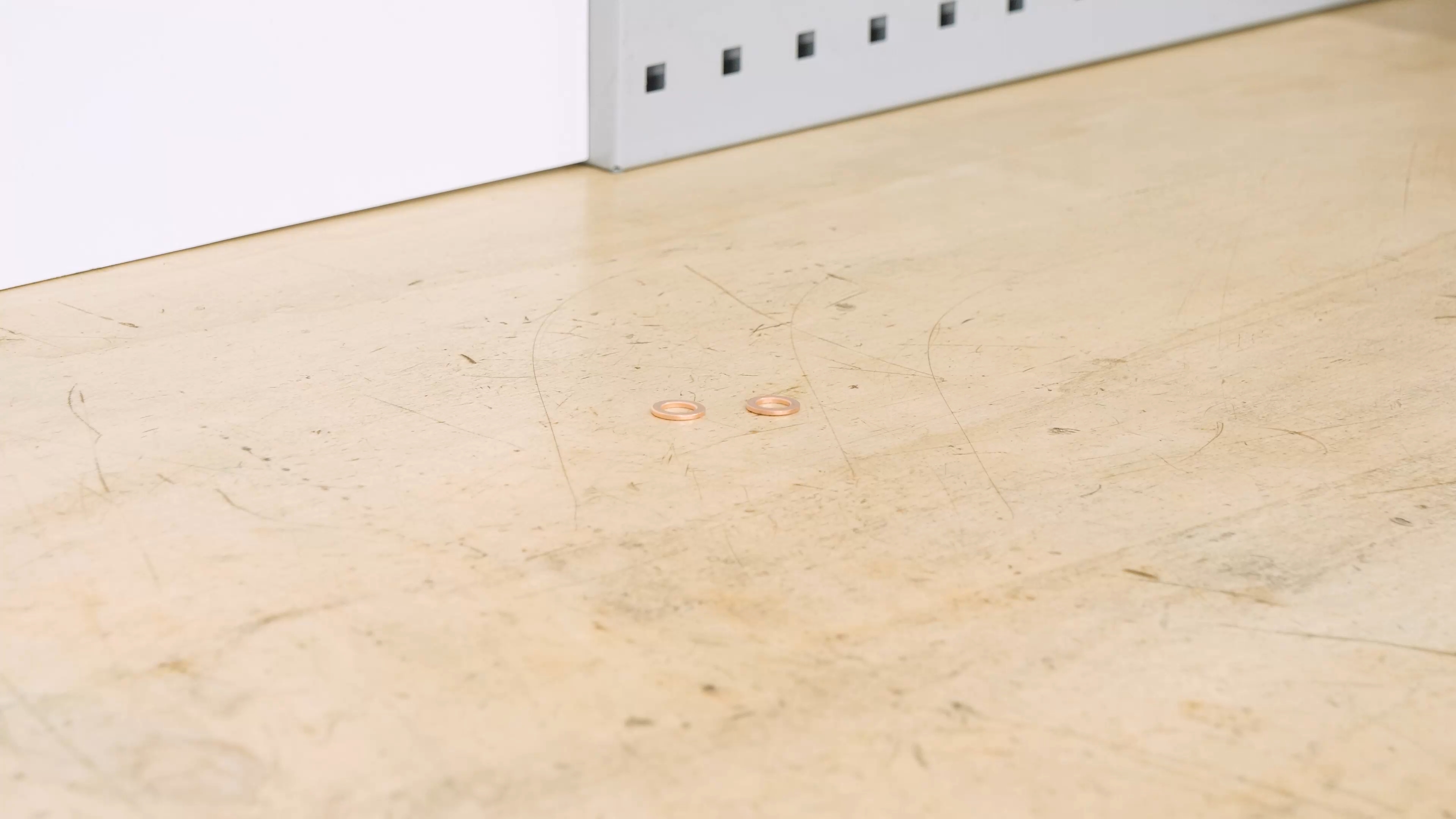 Screw the brake hose back on the caliper