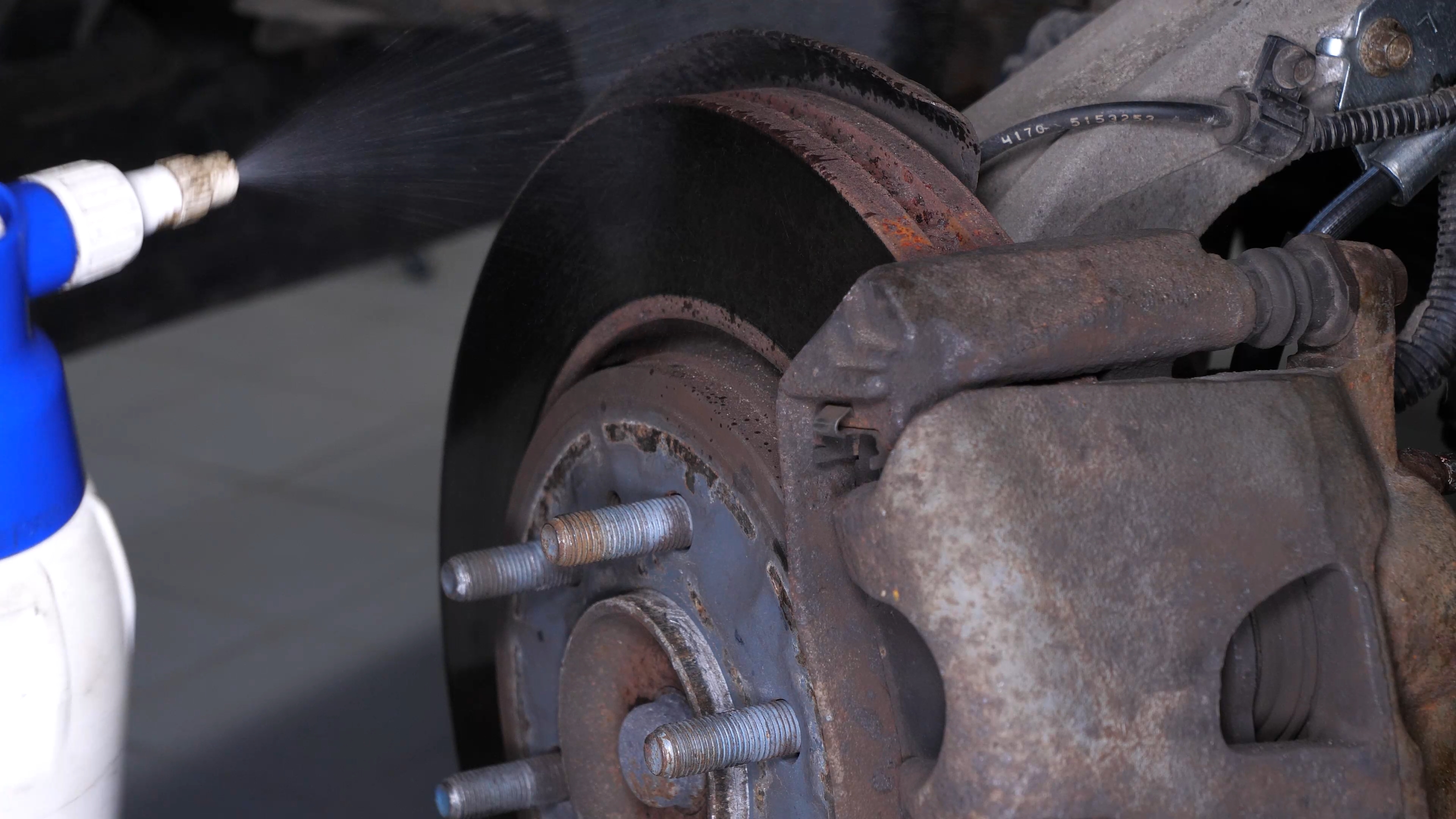 Bleed the brake fluid