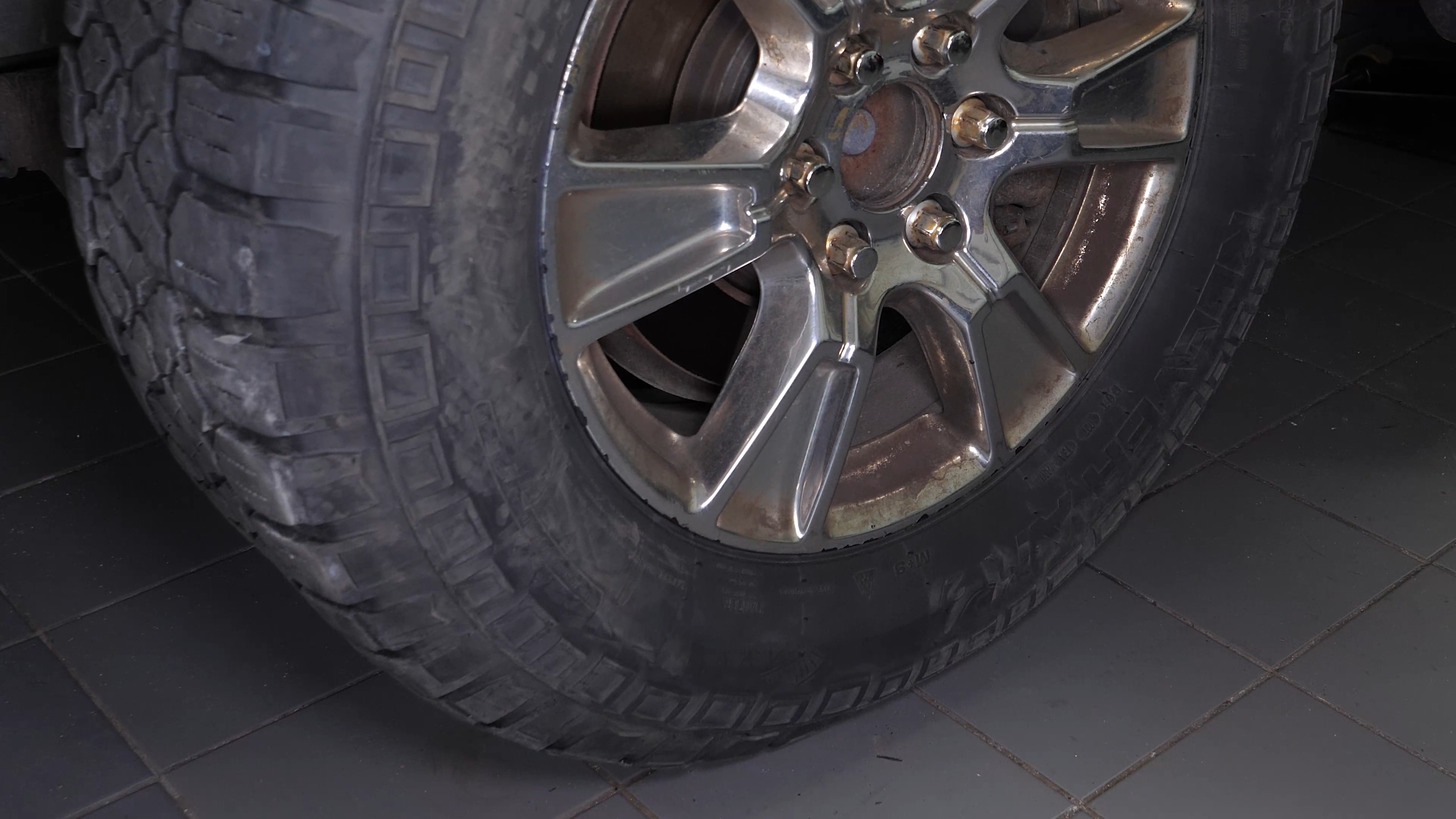 Put the vehicle back on the ground