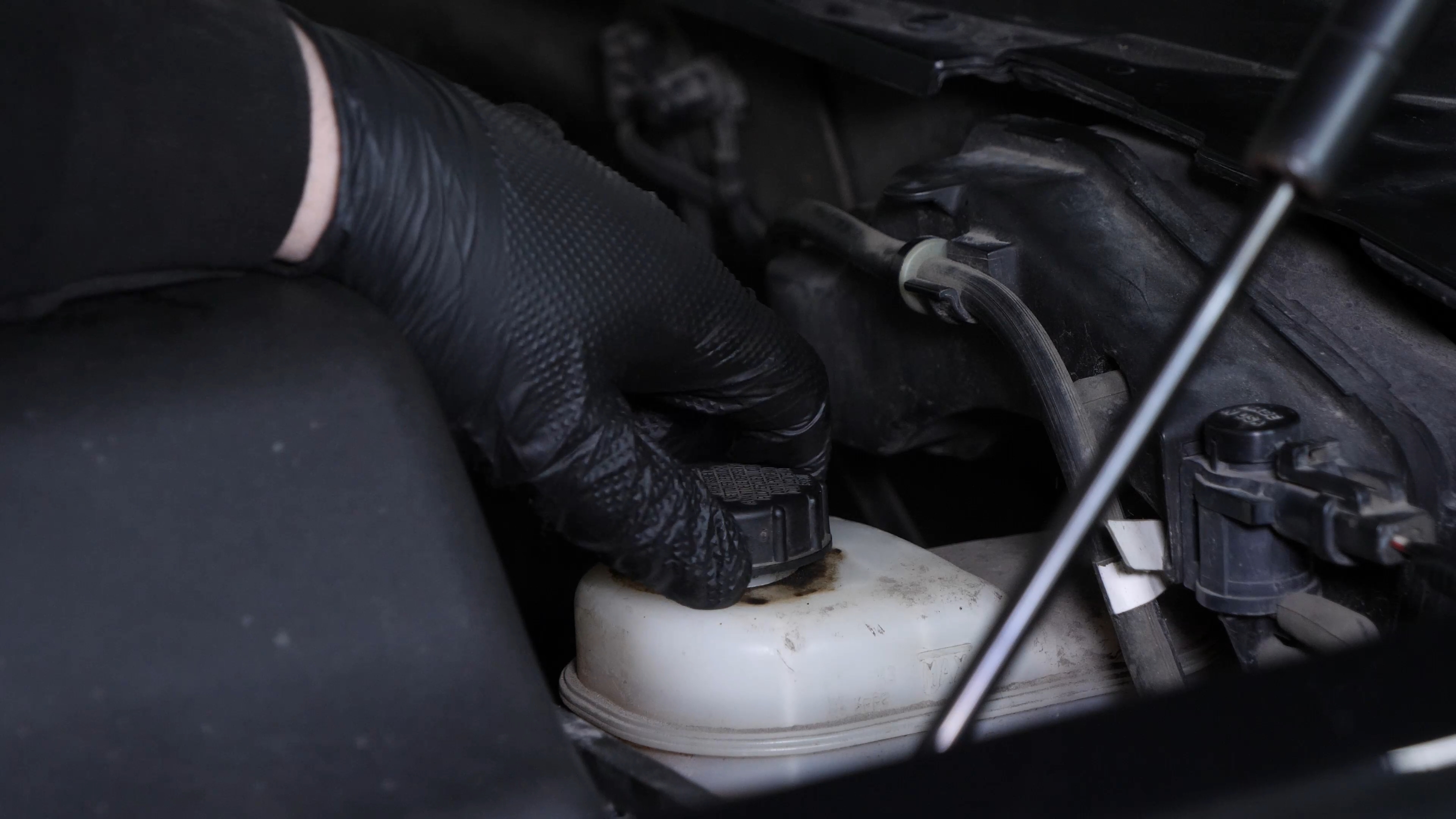 Put the vehicle back on the ground