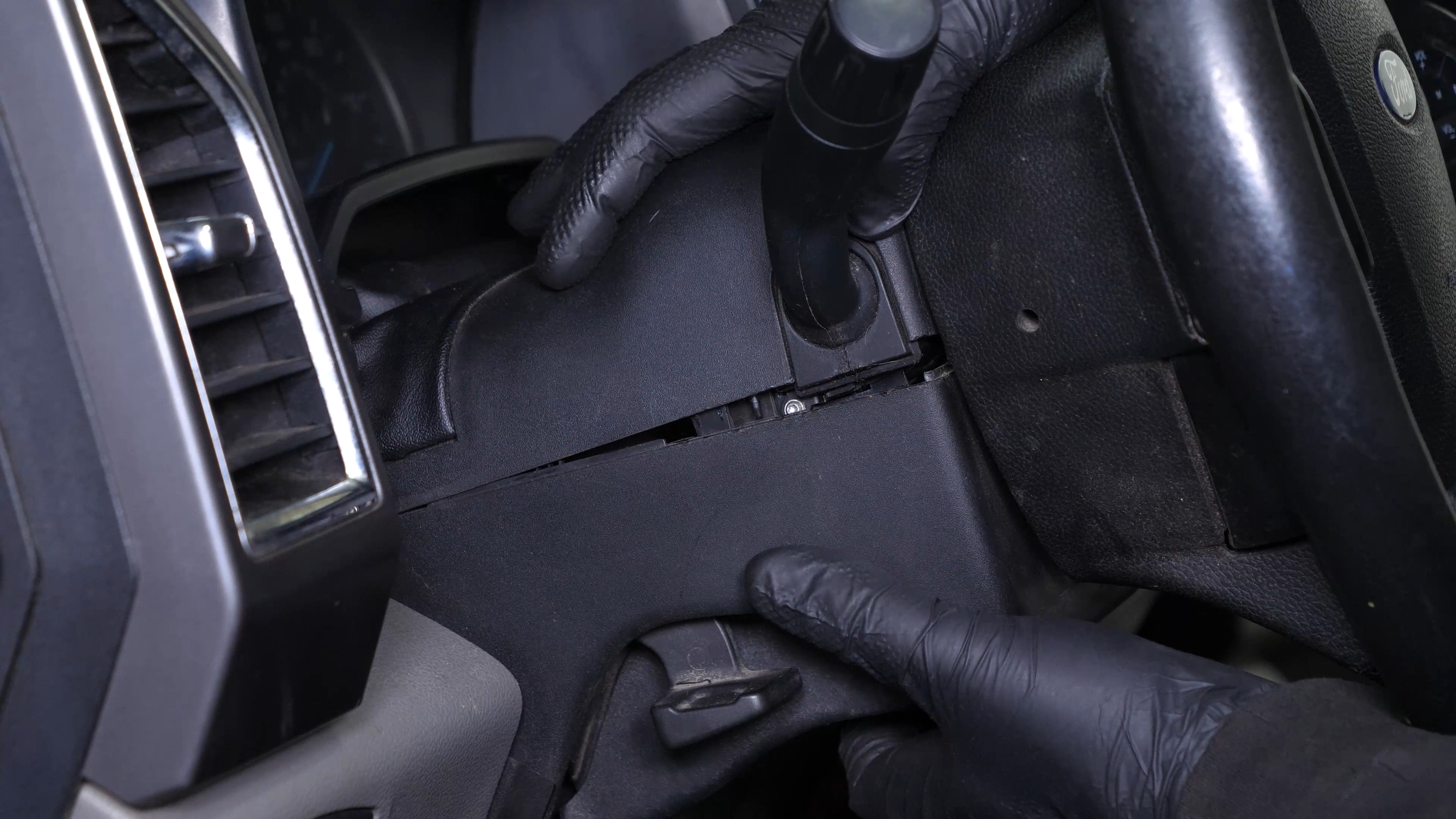 Put the turn signal switch back