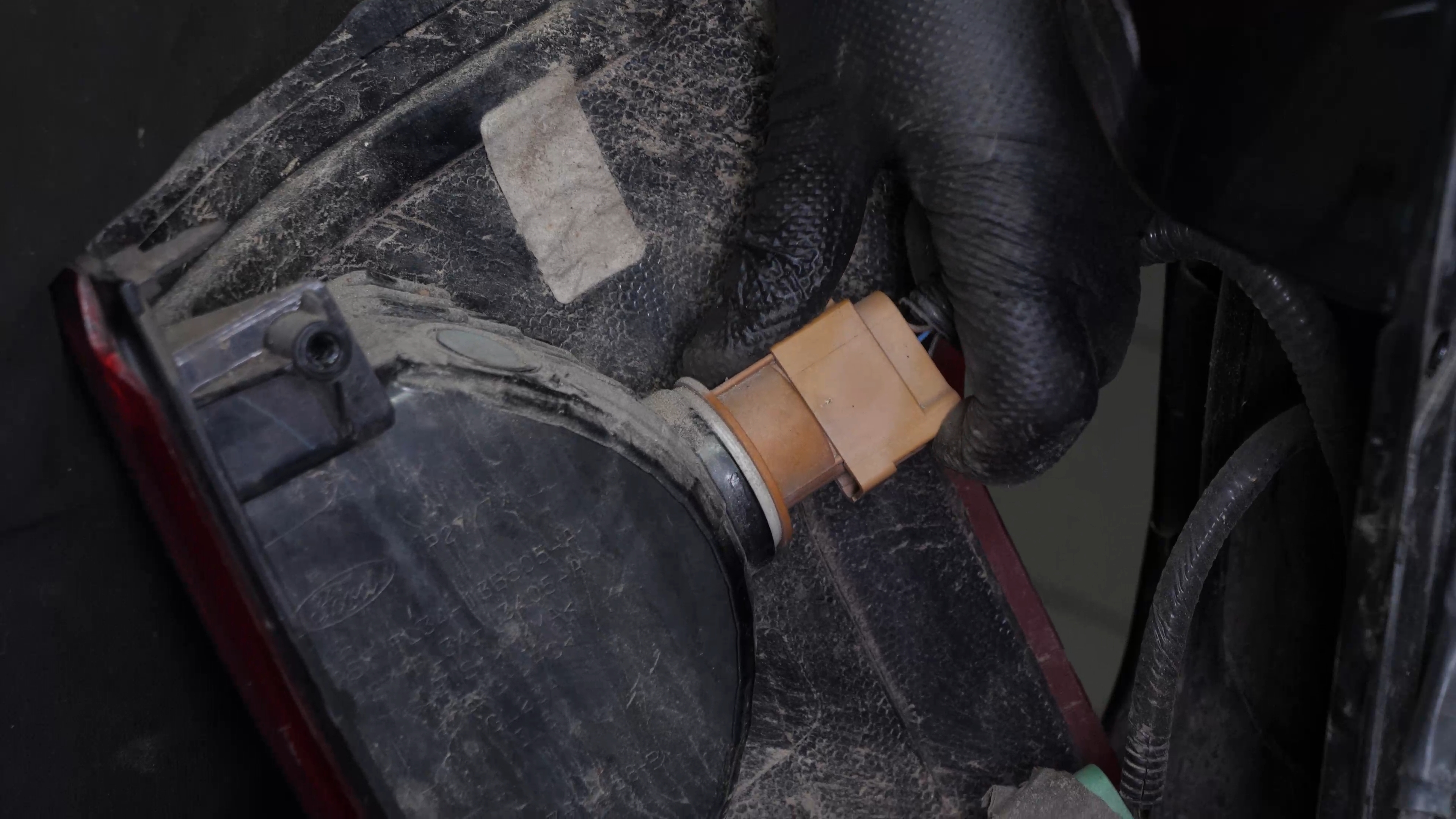 Disconnect the tail light