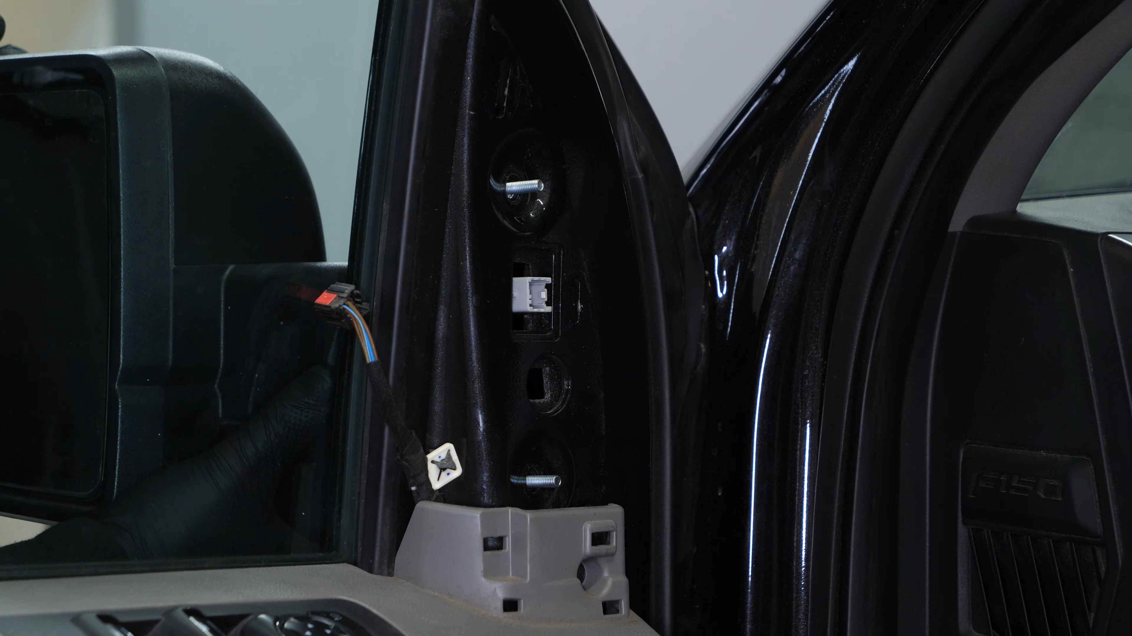 Install the new side view mirror