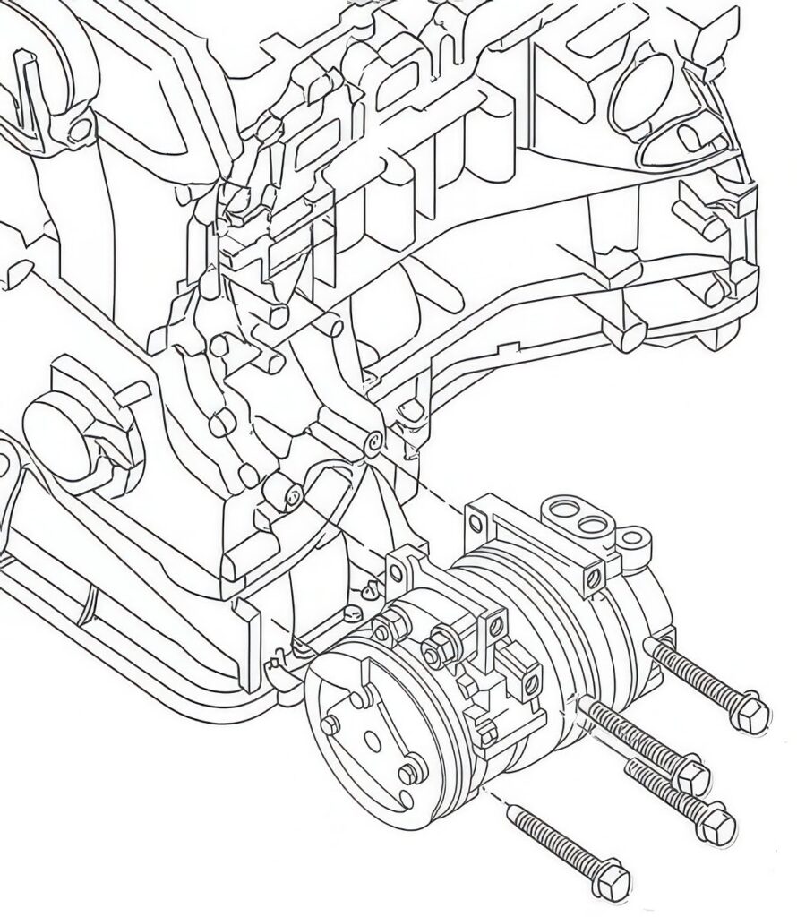 ac compressor diagram