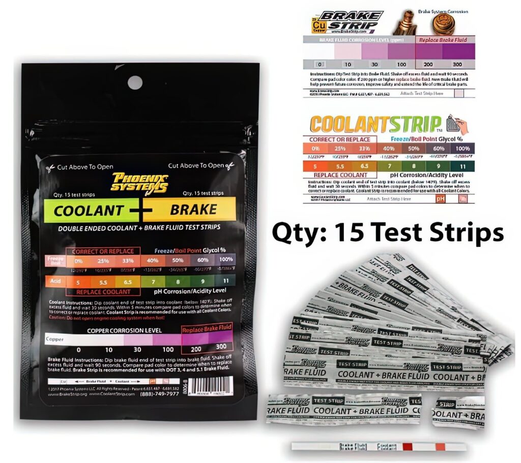 brake fluid test strips