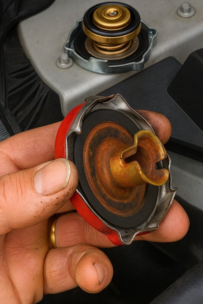 old radiator cap