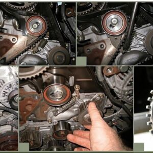 timing belt replacement 2 point 2L toyota camry