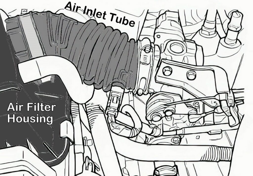 air inlet tube diagram