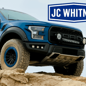 jc whitney logo with truck