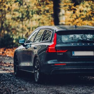 Volvo in the forest